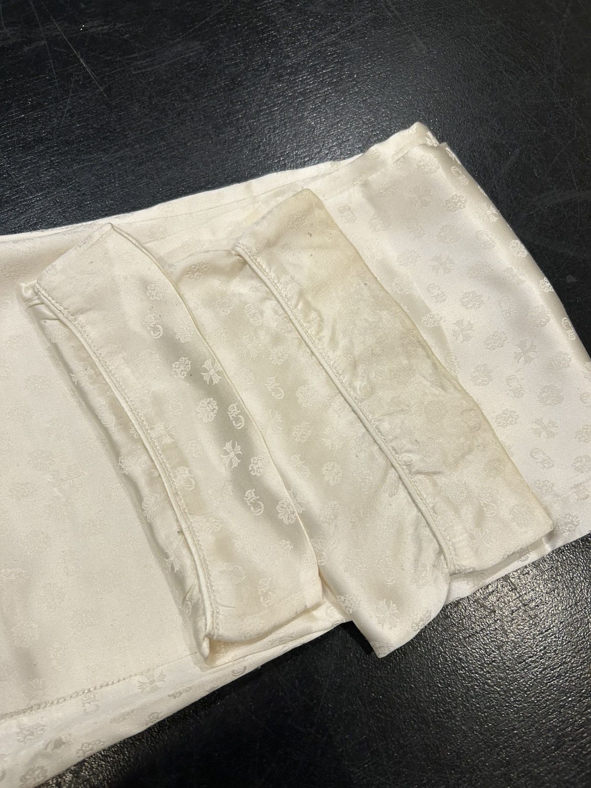 Chrome Hearts Chrome Hearts Silk Pants - White Size US 30 / EU 46 - 11 Thumbnail