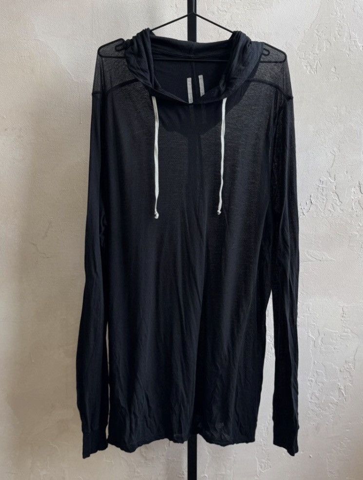 Rick Owens SS23 EDFU MAINLINE HOODIE UNSTABLE MILK STRING Size US L / EU 52-54 / 3 - 1 Thumbnail
