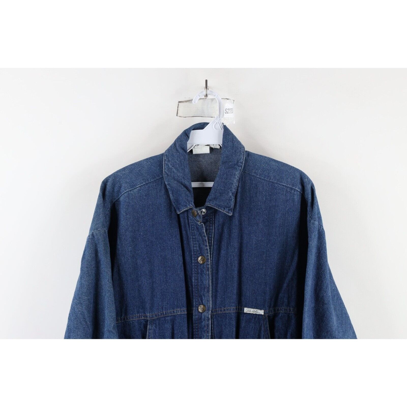 Vintage Vintage 70s 80s Streetwear Distressed Denim Jean Jumpsuit Size L / US 10 / IT 46 - 2 Thumbnail