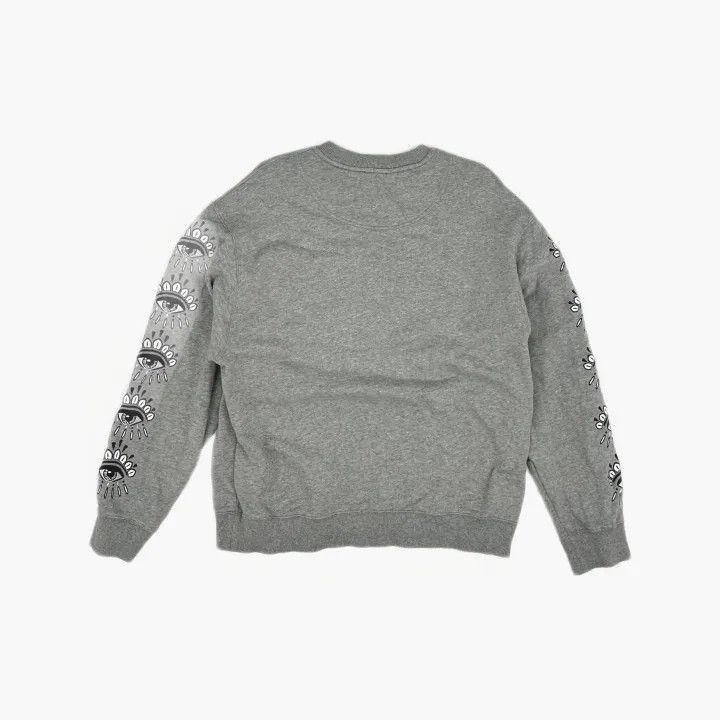 Kenzo KENZO Classic Grey Eyeball Graphic Sweatshirt -2507 Size US XS / EU 42 / 0 - 3 Thumbnail