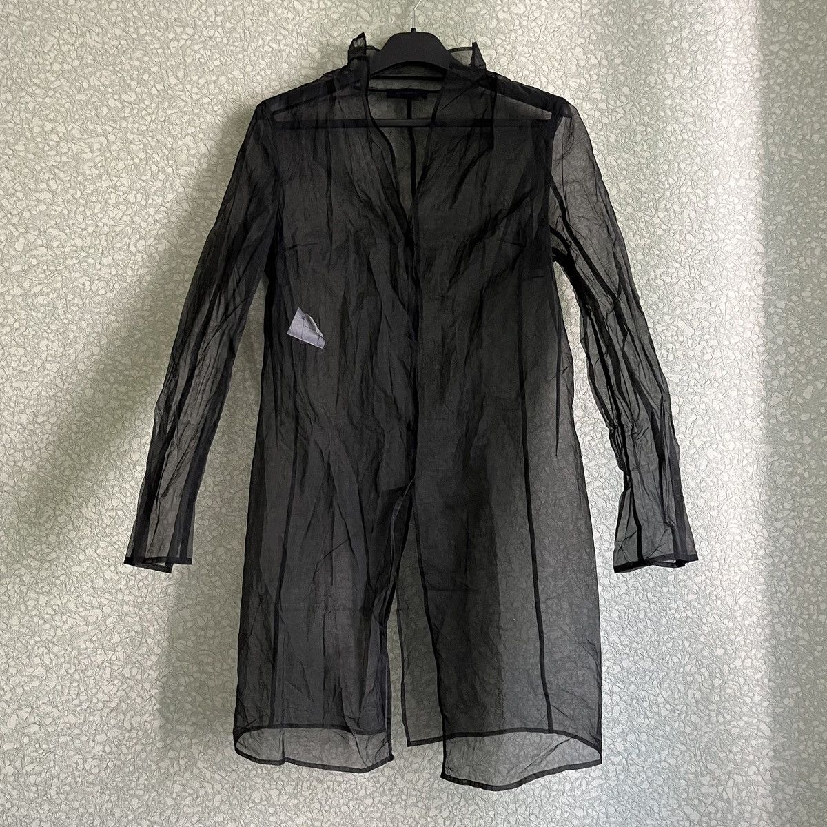 Burberry × Burberry Prorsum Roberto Menichetti AW01 Carbon See-through Shirt Size S / US 4 / IT 40 - 2 Thumbnail