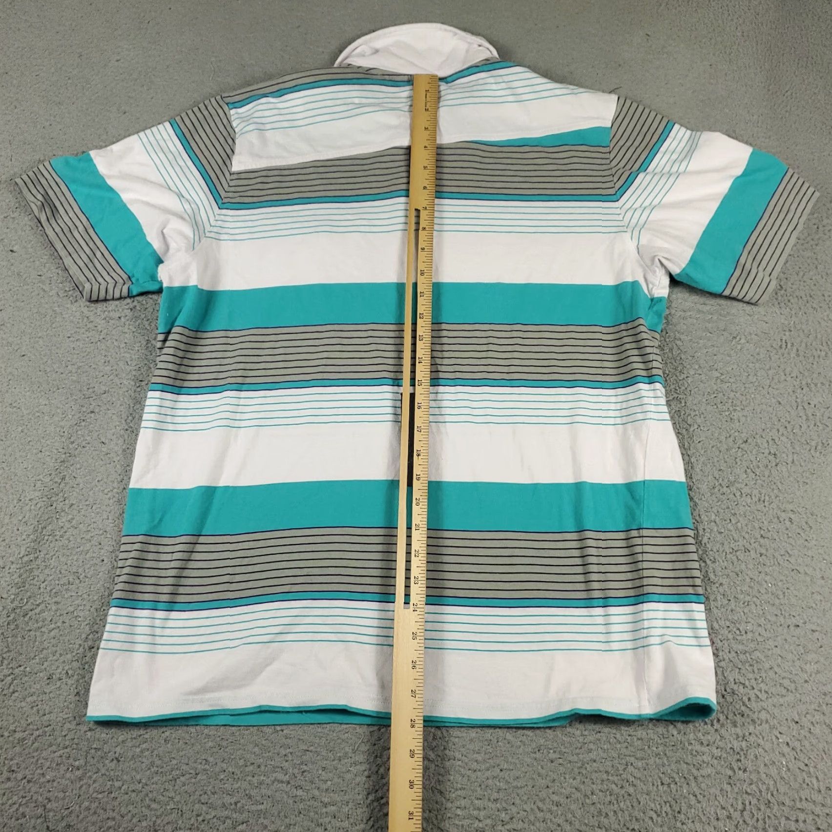 Oakley Oakley Polo Shirt Mens XL White Striped Cotton Golf Casual Short Sleeve Polo Shirt XL White Oakley Logo Mens Size US XL / EU 56 / 4 - 3 Thumbnail
