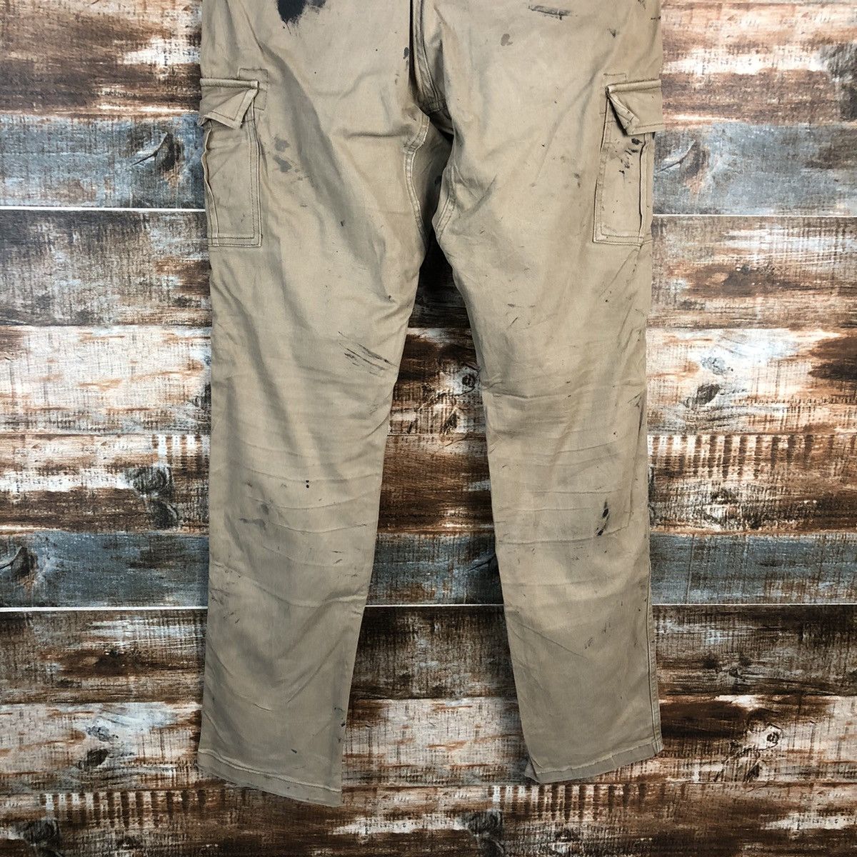 Japanese Brand DLL Gladiotor Brown Cargo Multpocket Pants #C111 Size US 33 - 22 Thumbnail