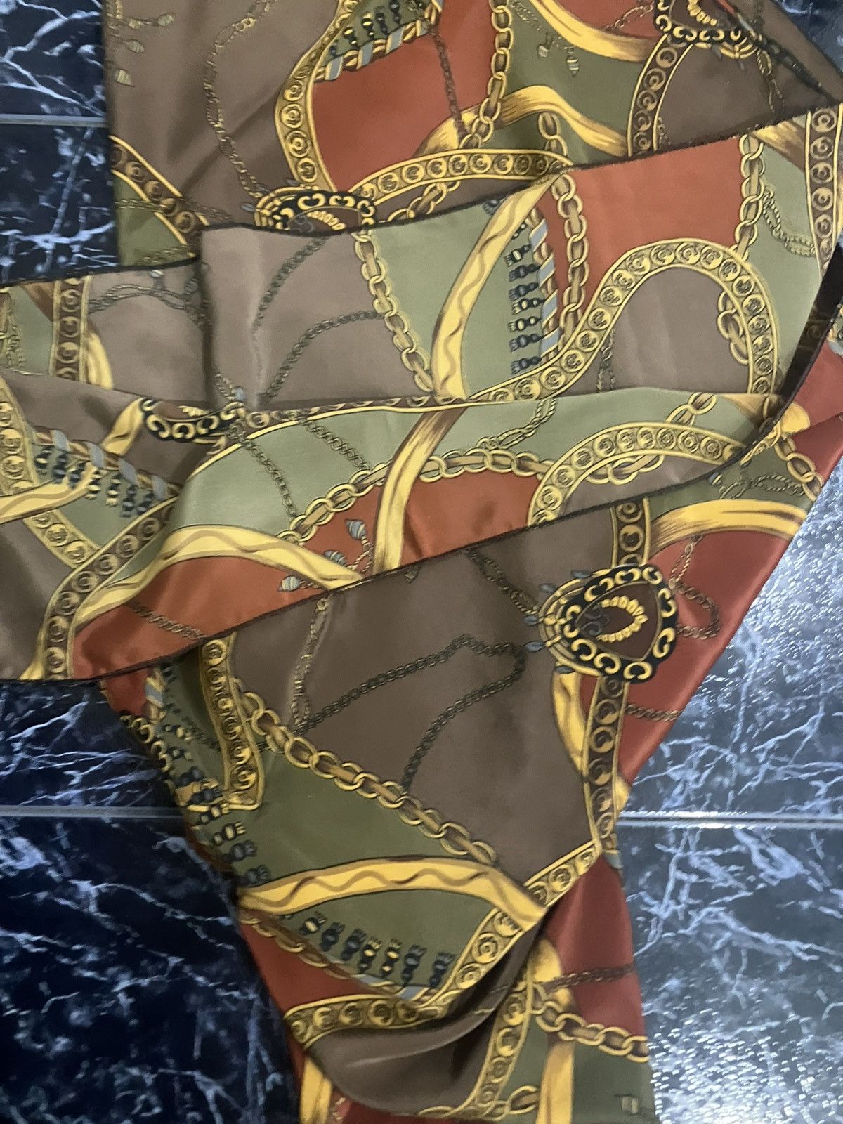 Hermes Hermes square silk bandanna neck wrap designer scarf shawl Size ONE SIZE - 10 Thumbnail