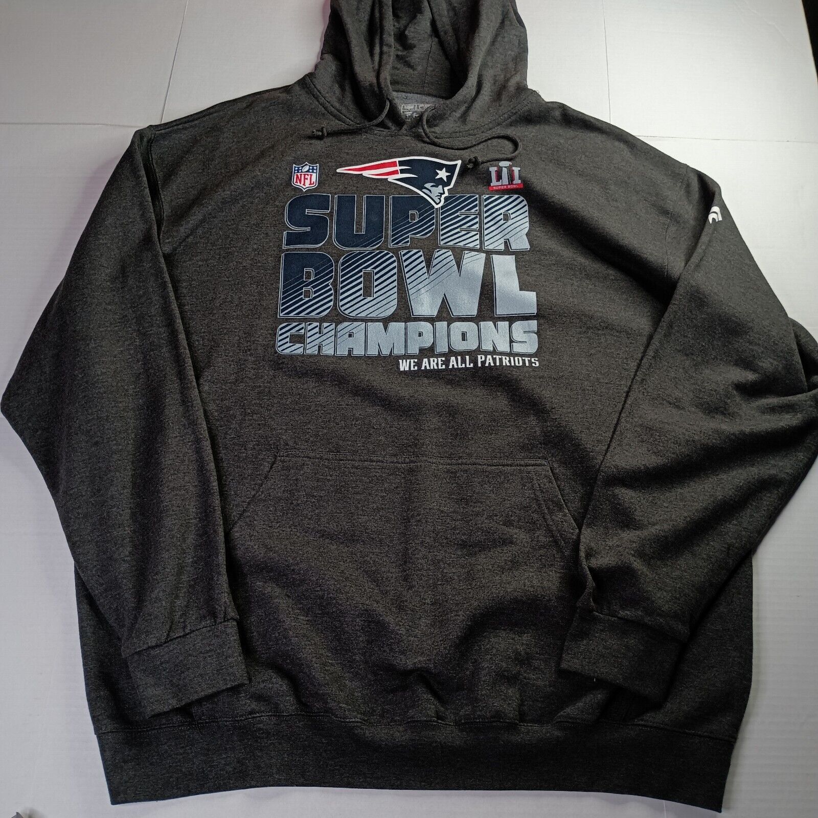 Pro Line New England Patriots Super Bowl Hoodie Men's 3XLT Fanatics Size US XXL / EU 58 / 5 - 1 Thumbnail
