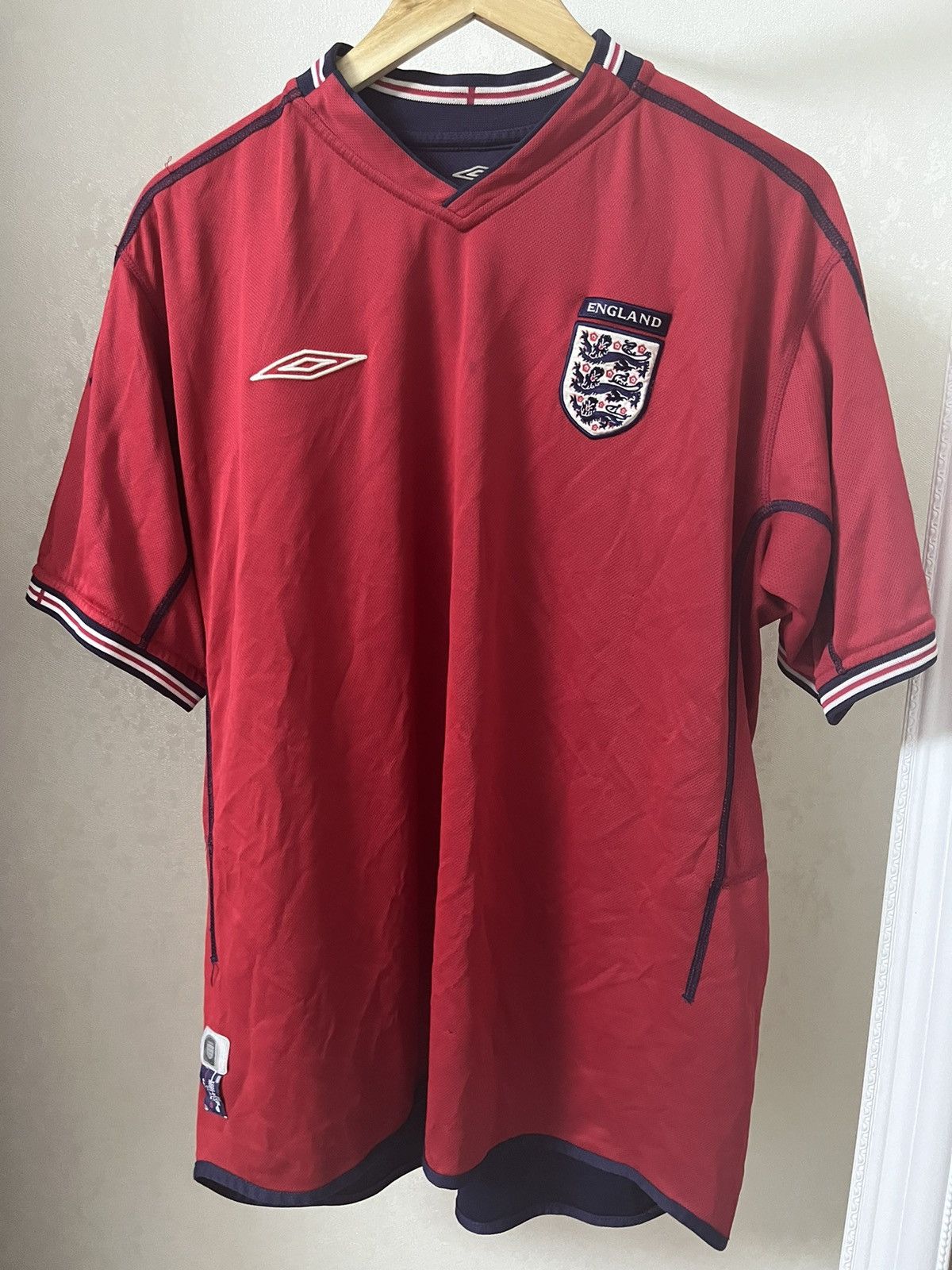Vintage Umbro England 2004 Reversible Jersey Size US L / EU 52-54 / 3 - 1 Thumbnail