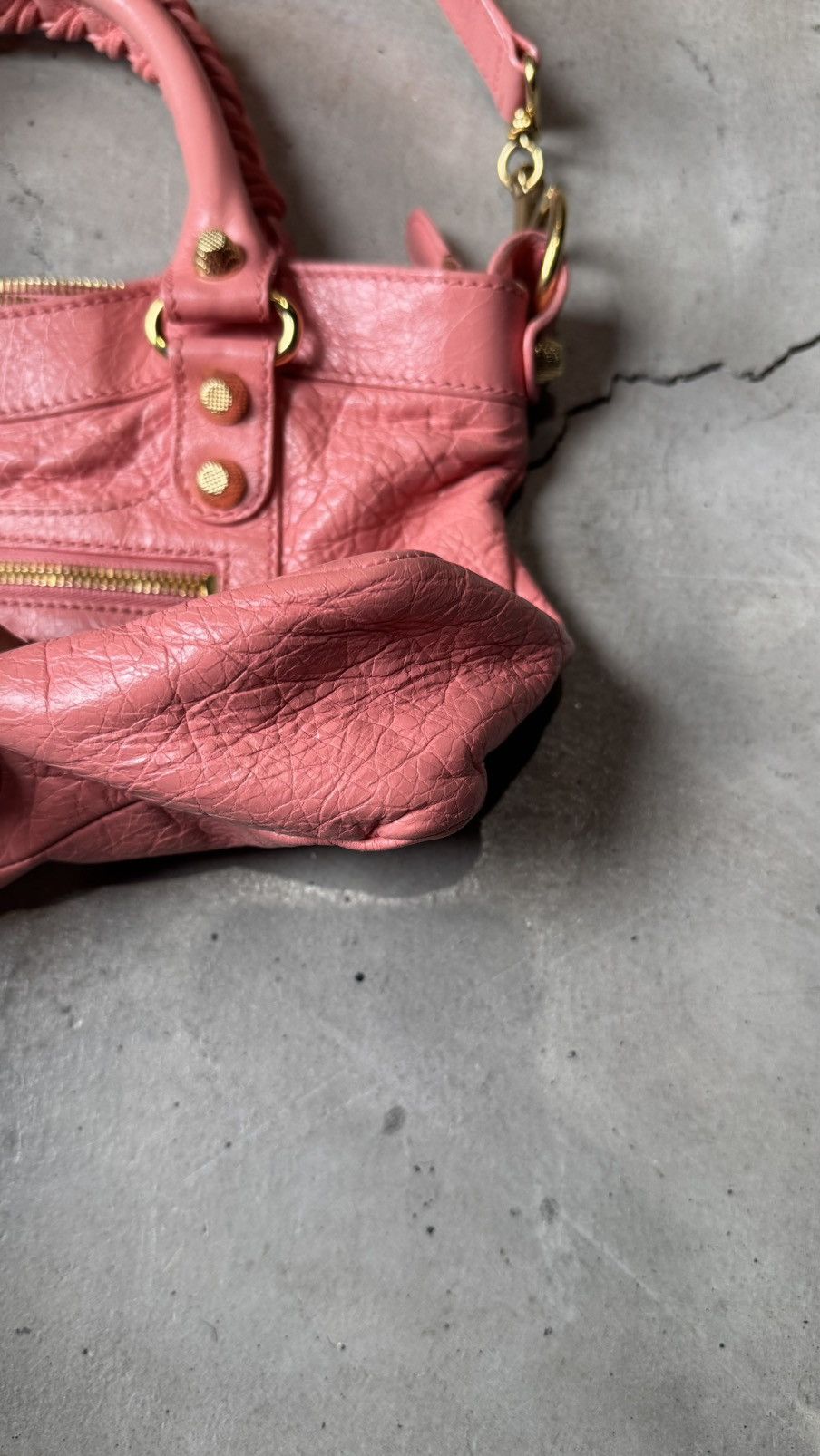 Balenciaga BALENCIAGA Agneau Giant 12 GoldHardware MiniCity RoseJaipur Size ONE SIZE - 6 Thumbnail