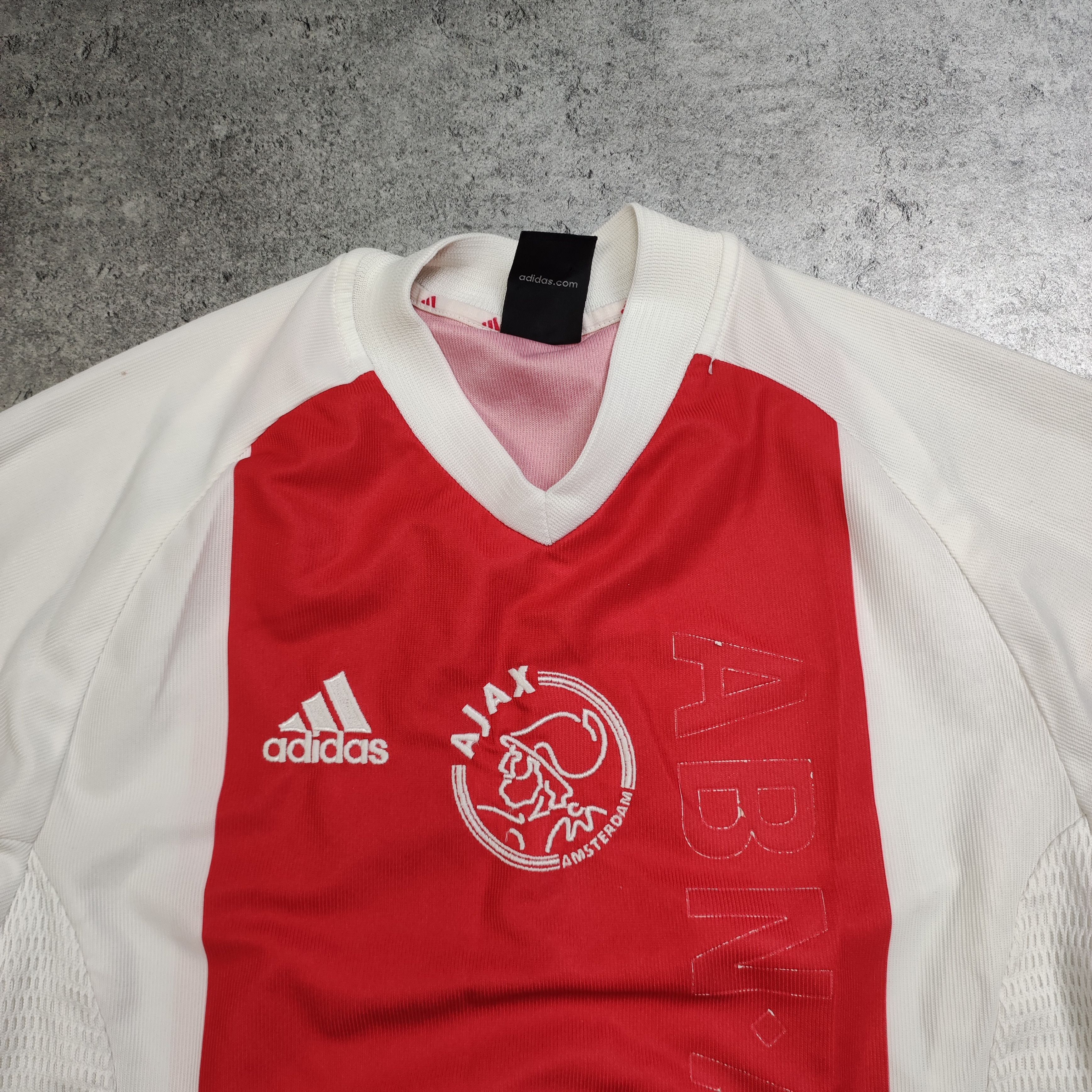Vintage RARE Vintage 2003 Adidas x Ajax Amsterdam Football Jersey Size US S / EU 44-46 / 1 - 4 Thumbnail