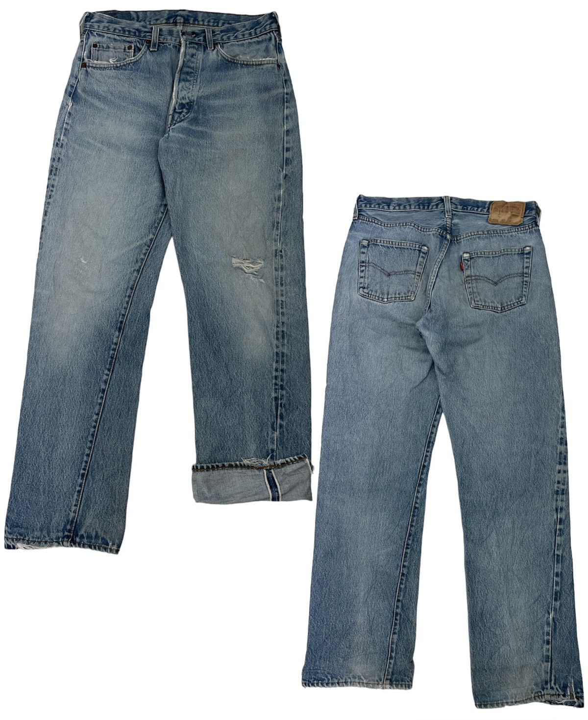 image of ‘80 Levis 501 Redline Jeans in Blue, Men's (Size 31)