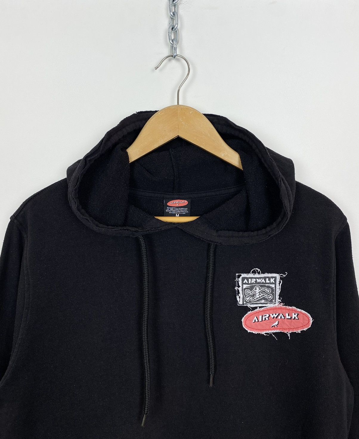 Airwalk AIRWALK Long Sleeve Hoodie Sweatshirt Mens Size Medium Black Size US M / EU 48-50 / 2 - 3 Thumbnail
