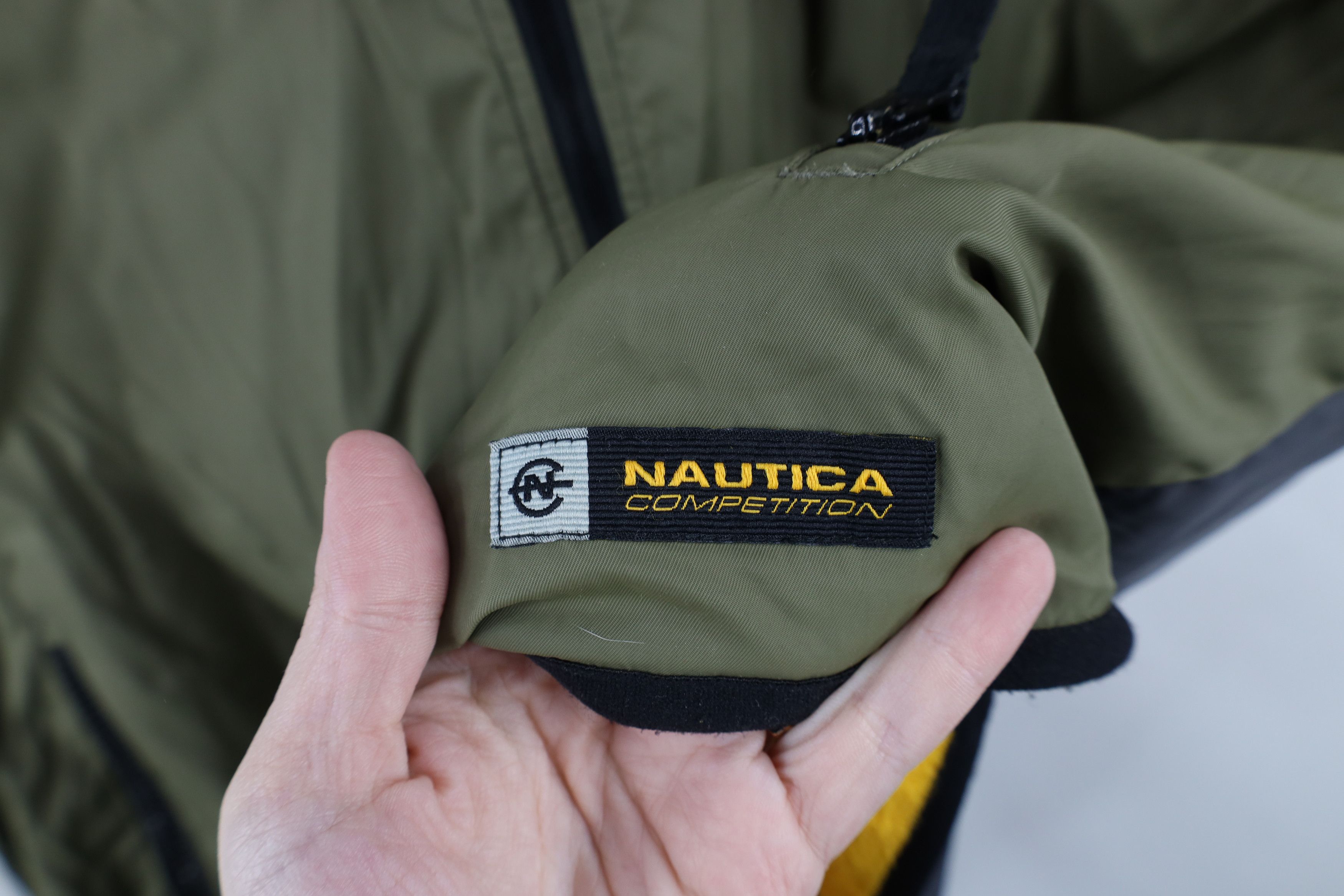 Nautica × Vintage Vintage 90s Nautica Competition Reversible Hooded Jacket Size US XXL / EU 58 / 5 - 4 Thumbnail