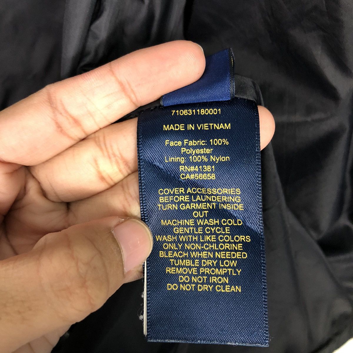 Polo Ralph Lauren 📌Rich Black Vintage Biker Jacket Zipper Polo Ralph Lauren Size US S / EU 44-46 / 1 - 24 Thumbnail
