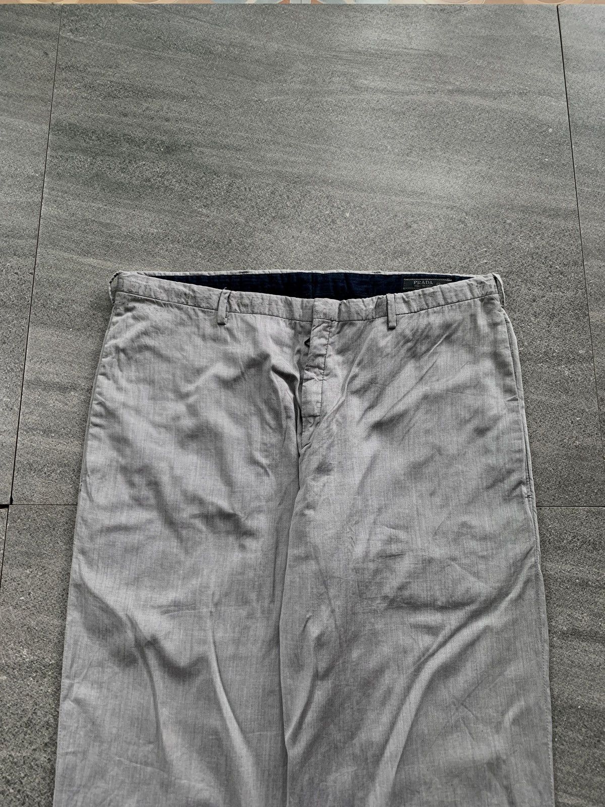 Prada FREE TAX! Light Cotton Trousers Size US 31 - 3 Thumbnail