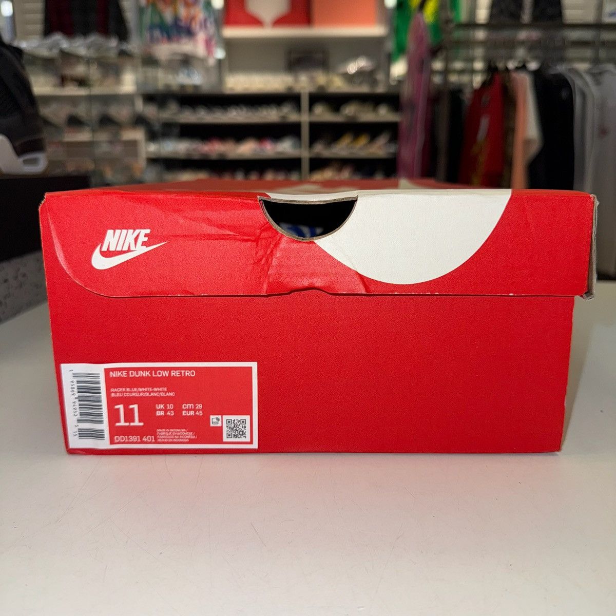Nike Size 11 - Nike Dunk Low Racer Blue 2022 DD1391-401 Size US 11 / EU 44 - 7 Thumbnail