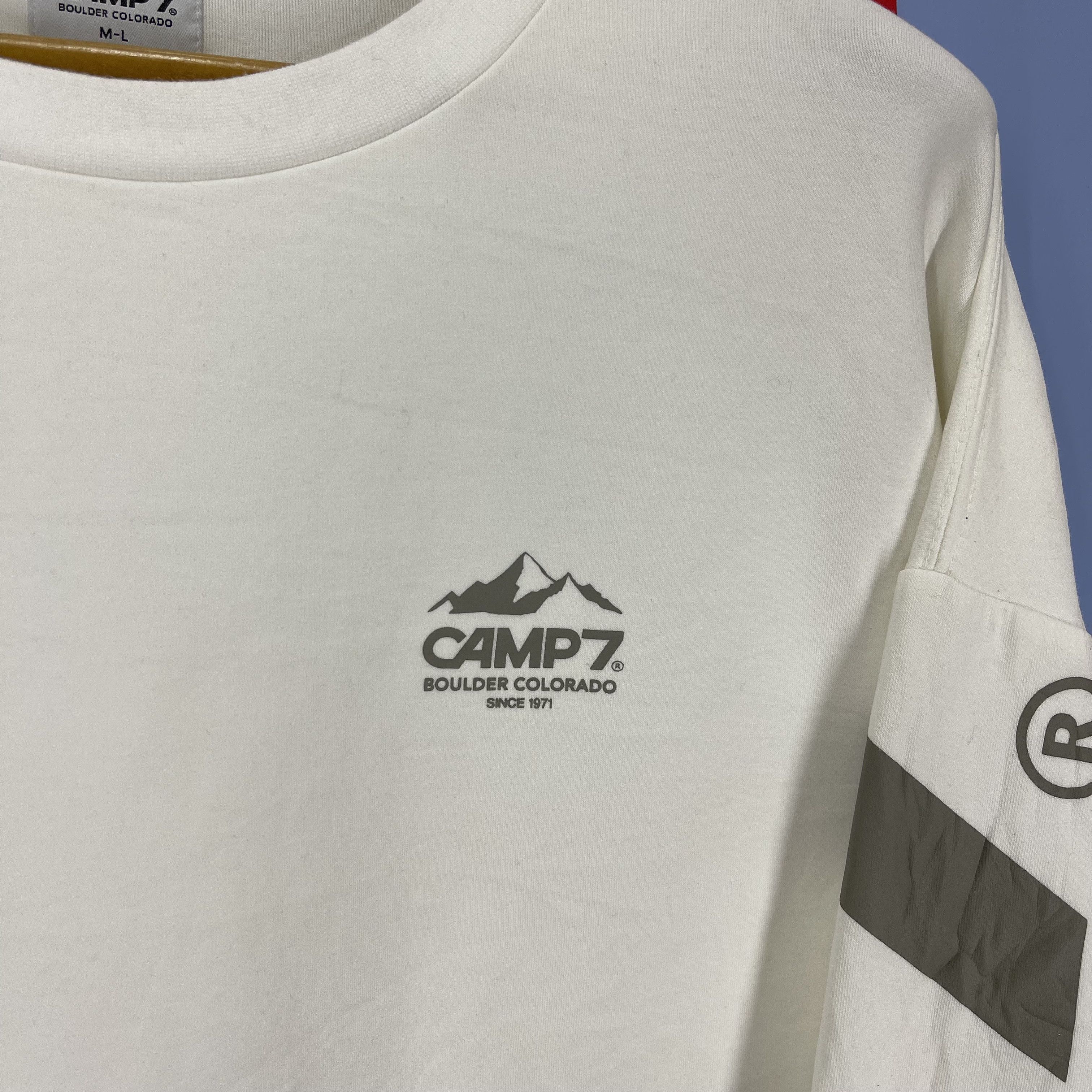 Japanese Brand CAMP 7 BOULDER COLORADO Crew Neck Sweatshirt #1374/AV Size US L / EU 52-54 / 3 - 5 Thumbnail