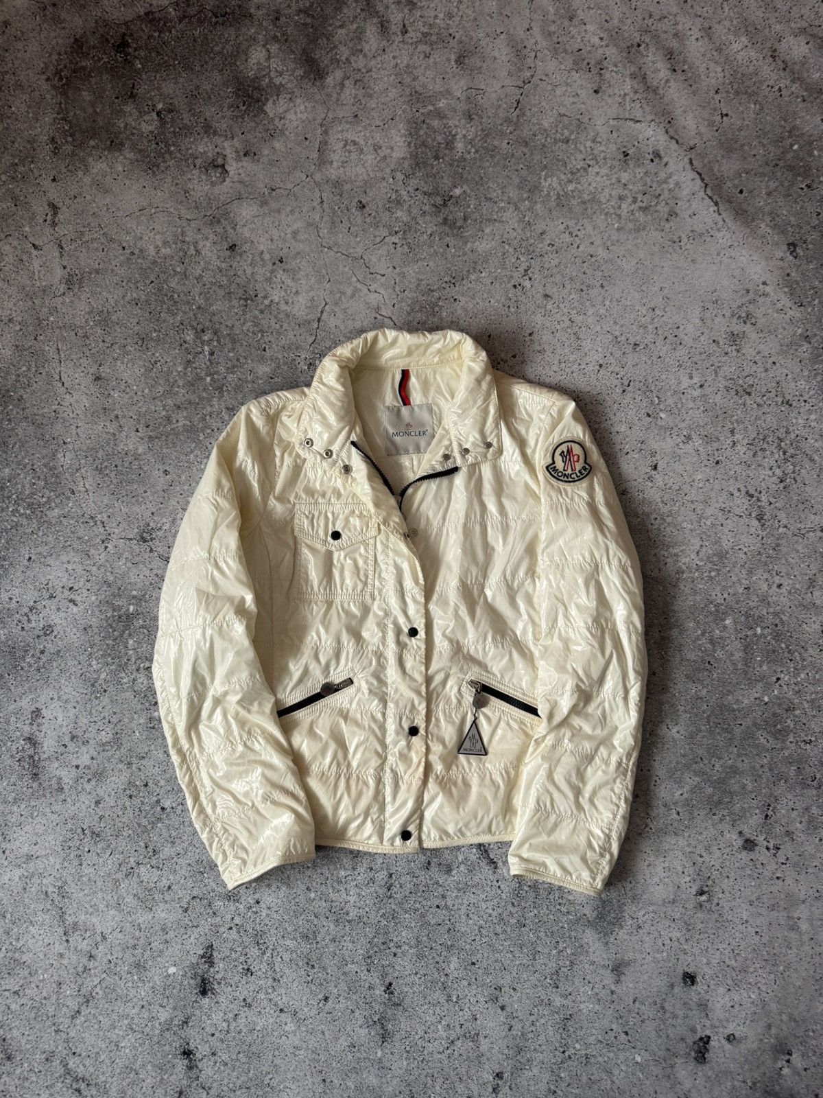 Moncler Moncler Jacket Lampo Classic Tissu Stoff Tessuto Venan Italy Size S / US 4 / IT 40 - 1 Thumbnail