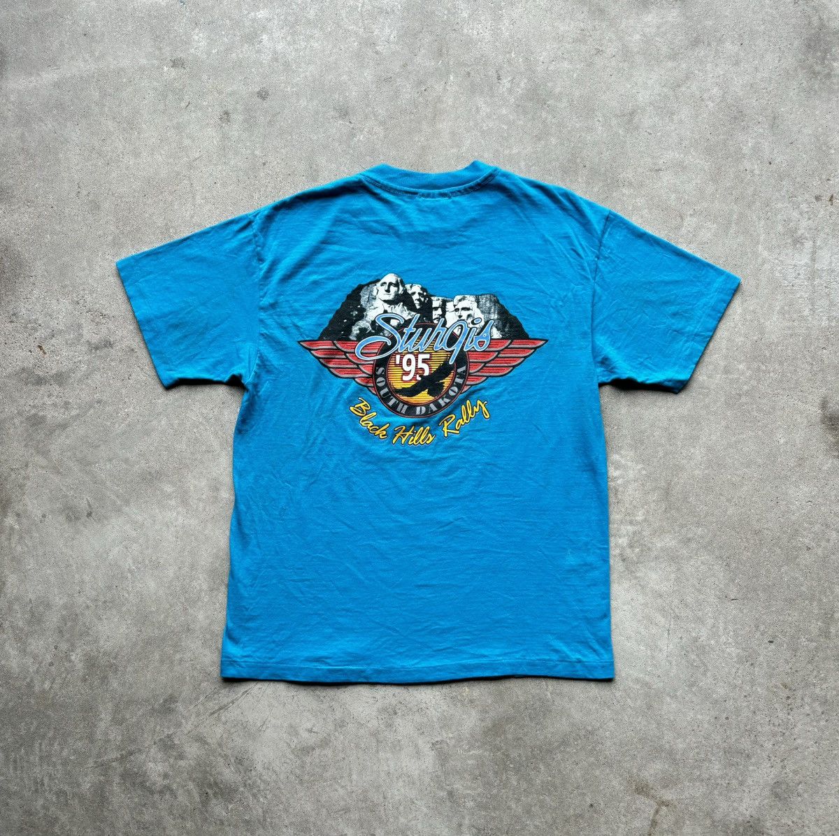 Harley Davidson × Vintage vintage 90s 1995 HARLEY DAVIDSON EAGLE SOUTH DAKOTA t-shirt Size US L / EU 52-54 / 3 - 14 Thumbnail