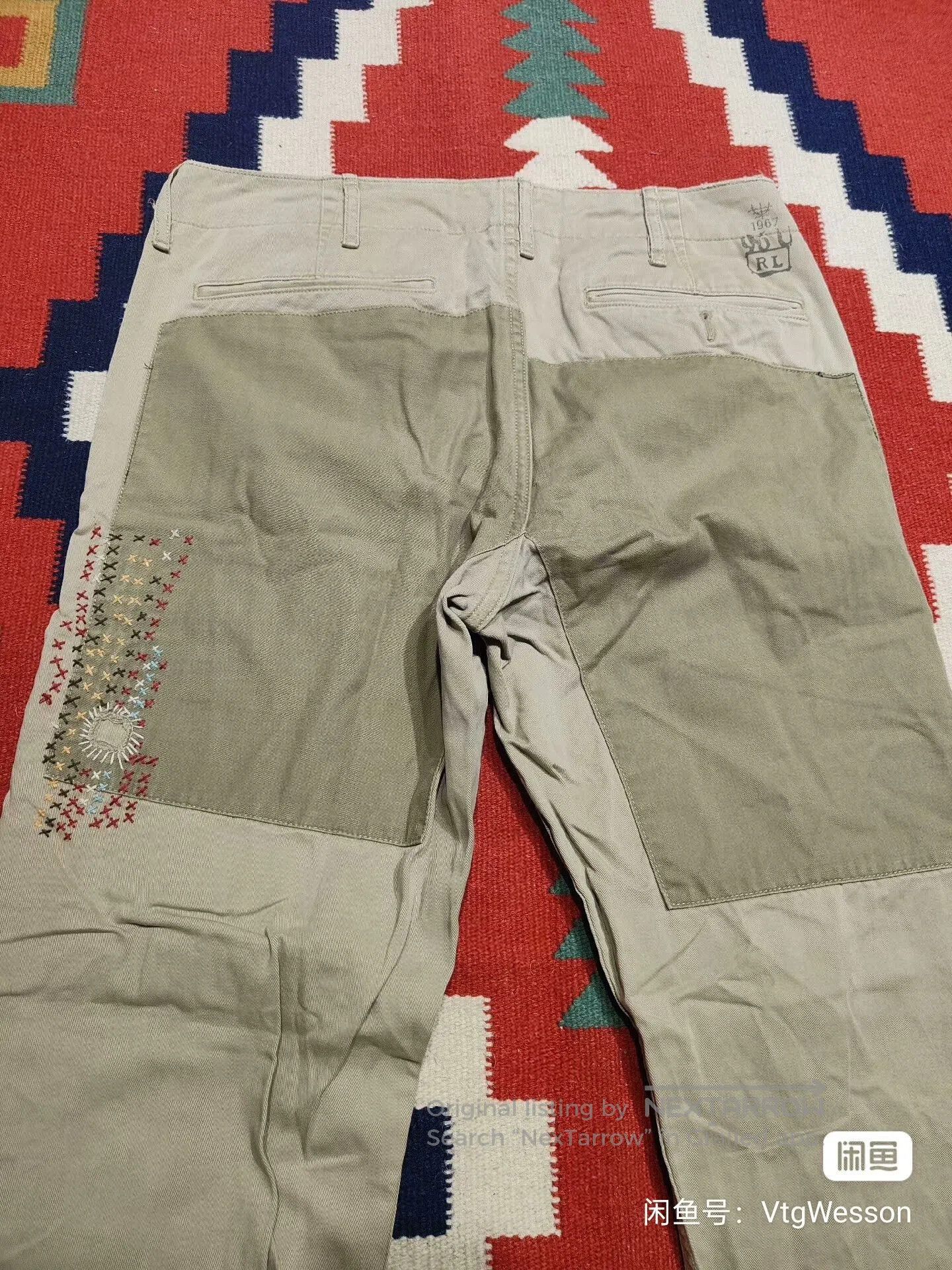 RRL Ralph Lauren Ralph Lauren Patchwork Cargo Pants. Size US 31 - 7 Thumbnail