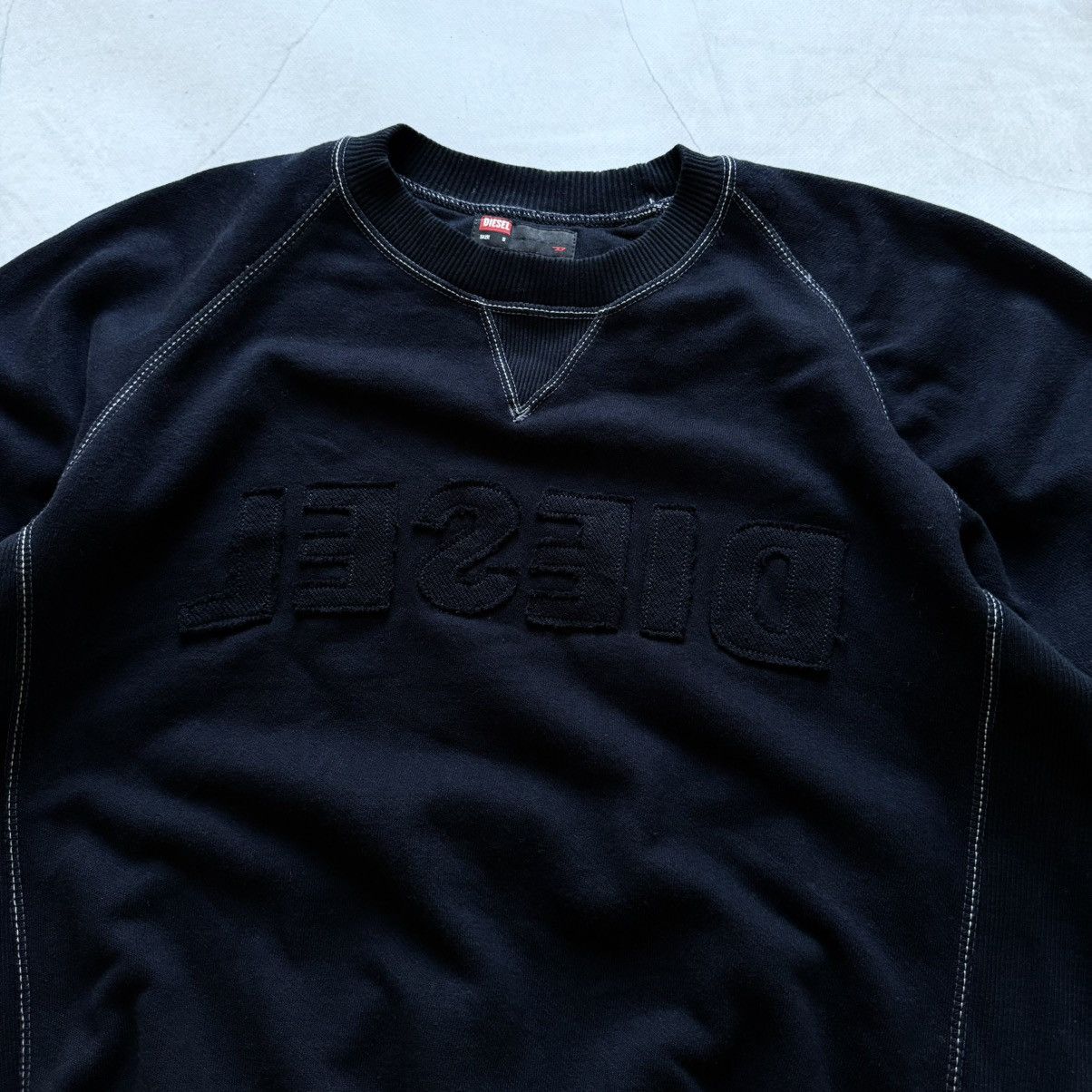 Diesel Diesel Reversible Logo Avantgarde Sweatshirt Sweater Y2K Size US S / EU 44-46 / 1 - 4 Thumbnail