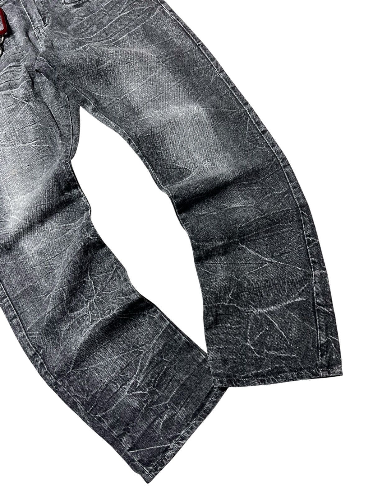 Japanese Brand Wild Life Studed Ifsixwasnine Style Clawn Mark Pants Size US 30 / EU 46 - 2 Thumbnail