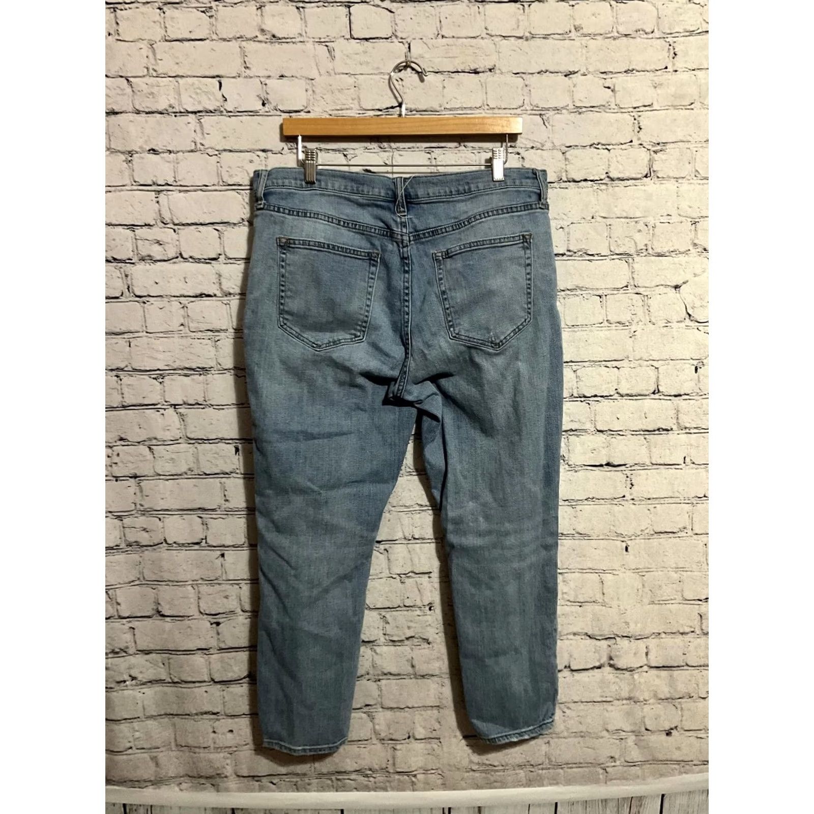 Gap Gap 1969 Best Girlfriend Light Wash Jeans Size 32x26 Women Regular Cotton Denim Blue Relaxed Fit Vintage No Size 24" / US 00 / IT 34 - 5 Thumbnail
