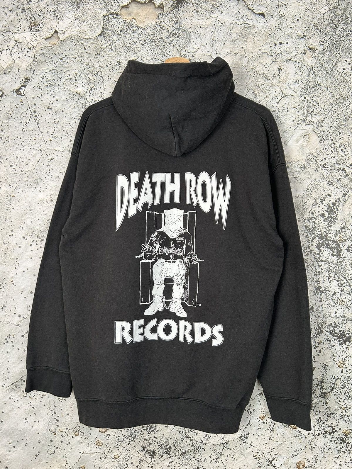Rap Tees Vintage Death Row Records Black Hoodie Rap Drill Hype Size US M / EU 48-50 / 2 - 1 Thumbnail