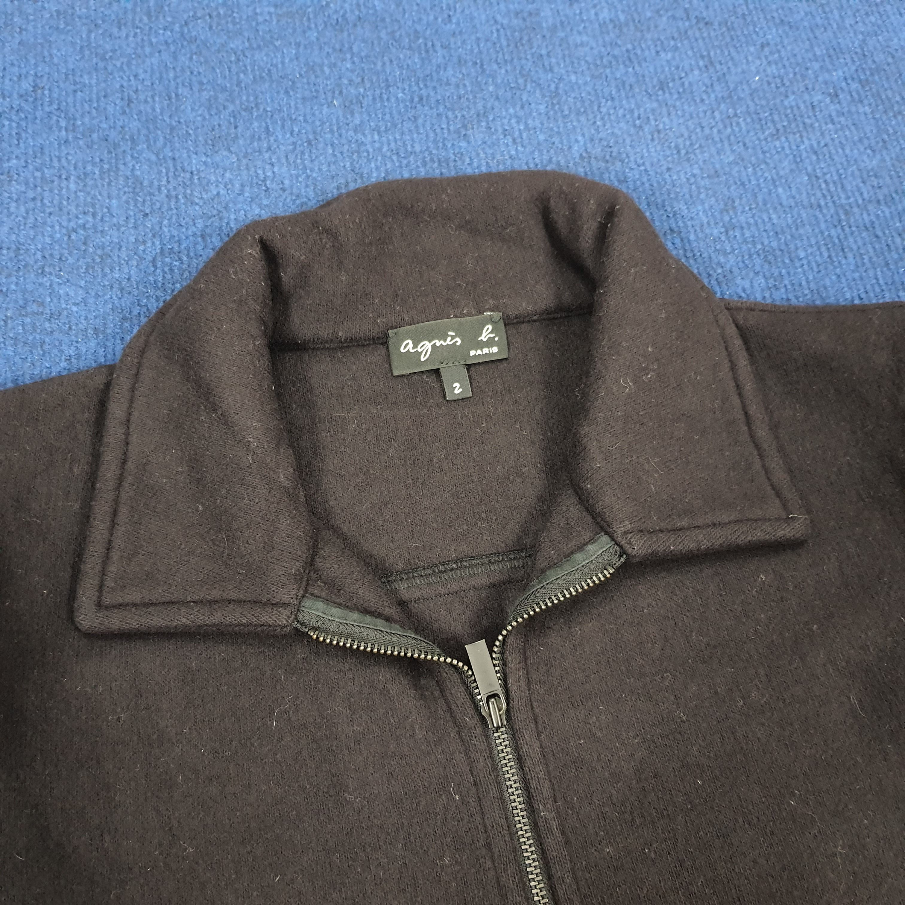 Designer × Vintage × agnes b. Vintage Agnes B. Paris Zipper Sweaters Size S / US 4 / IT 40 - 2 Thumbnail