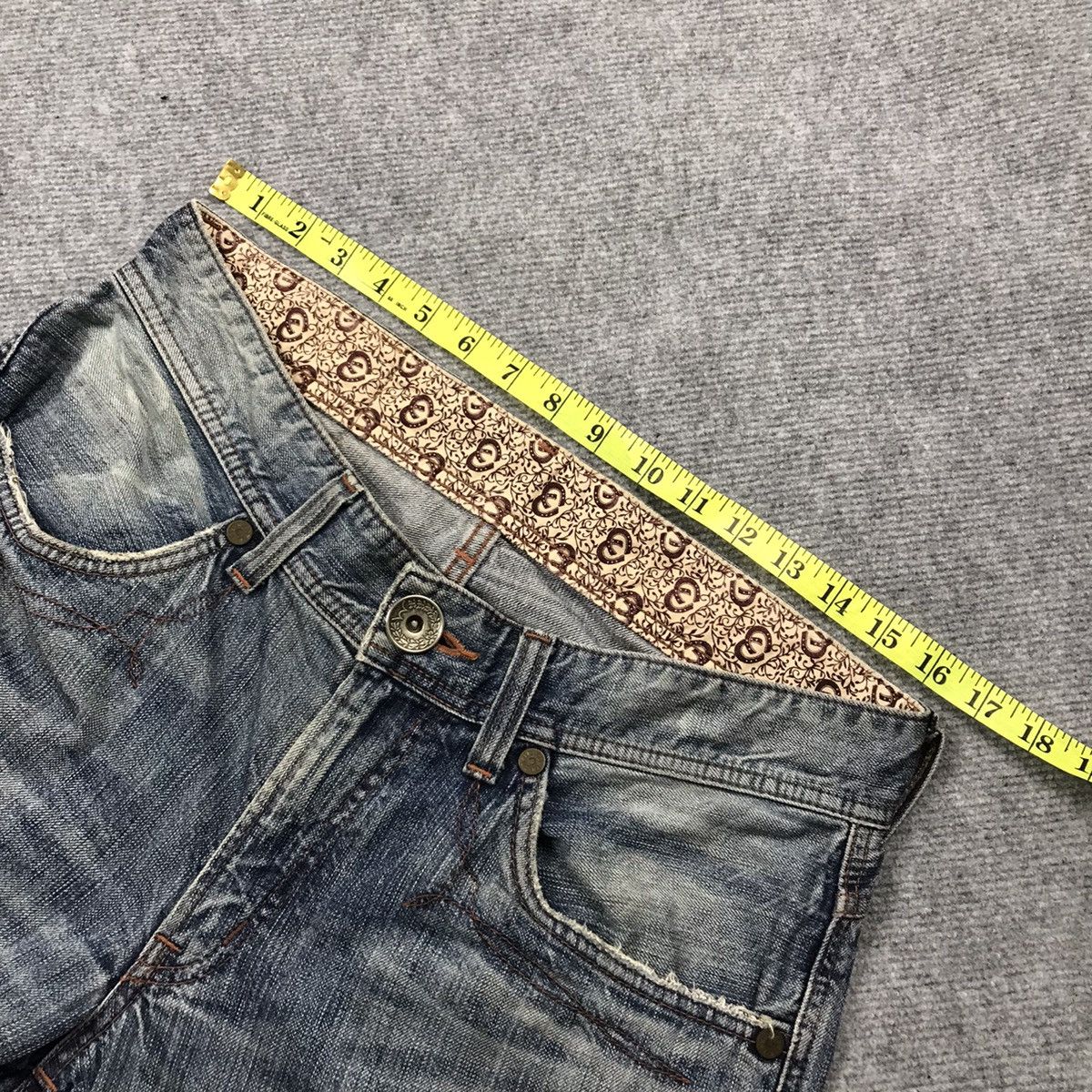 Edwin × Japanese Brand EDWIN JAPANESE BAGGY ACID WASH JEANS PANTS Size US 32 / EU 48 - 16 Thumbnail