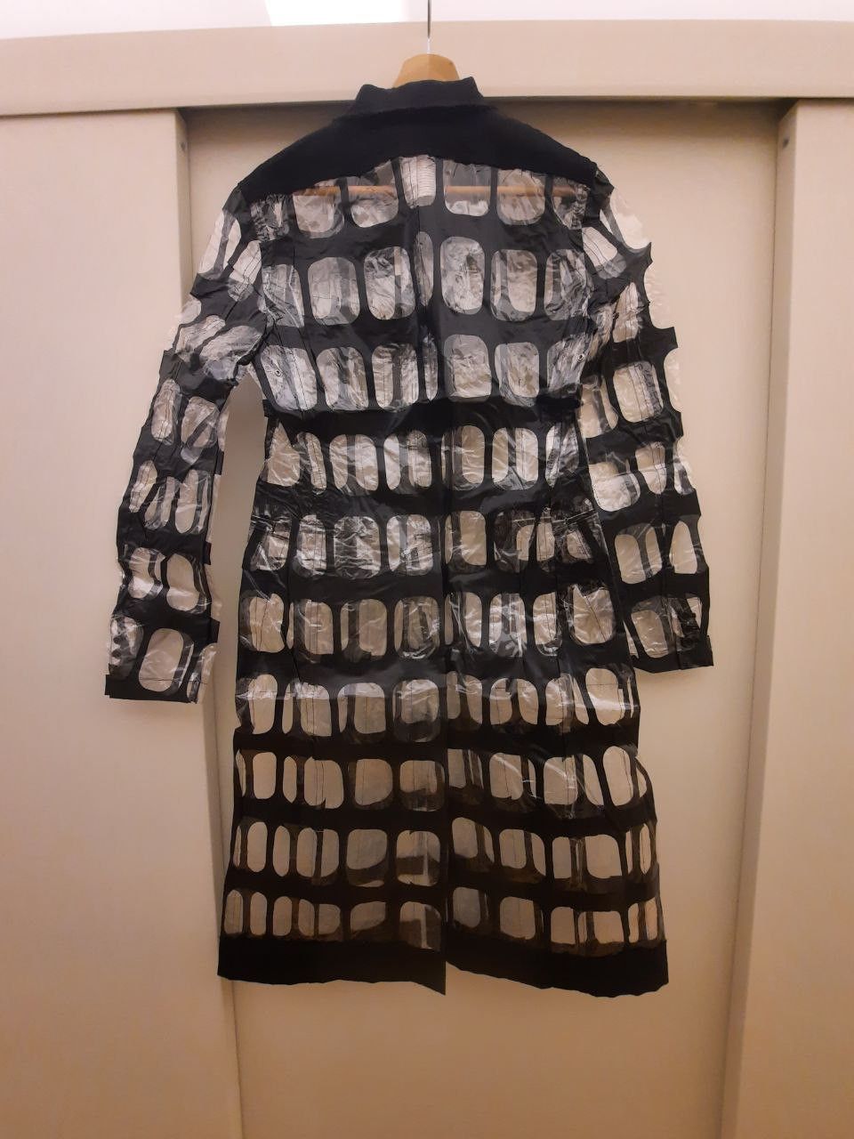 Comme des Garcons Homme Plus SS17 PVC Transparent See Thru Plastic Grid Coat Size US S / EU 44-46 / 1 - 2 Thumbnail