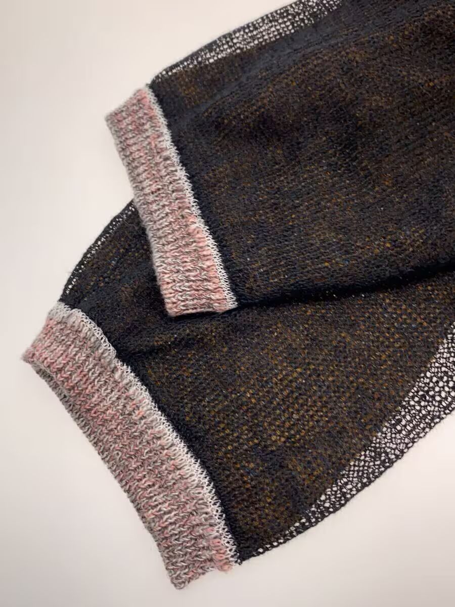 Yohji Yamamoto Pour Homme Japanese Jacquard Linen Knit Sweater Size US L / EU 52-54 / 3 - 6 Thumbnail