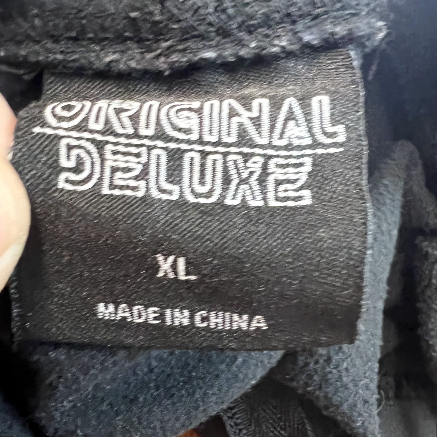Vintage Deluxe Hoodie Mens Full Zip Black California Long Sleeves Size XL Original Size US XL / EU 56 / 4 - 5 Thumbnail