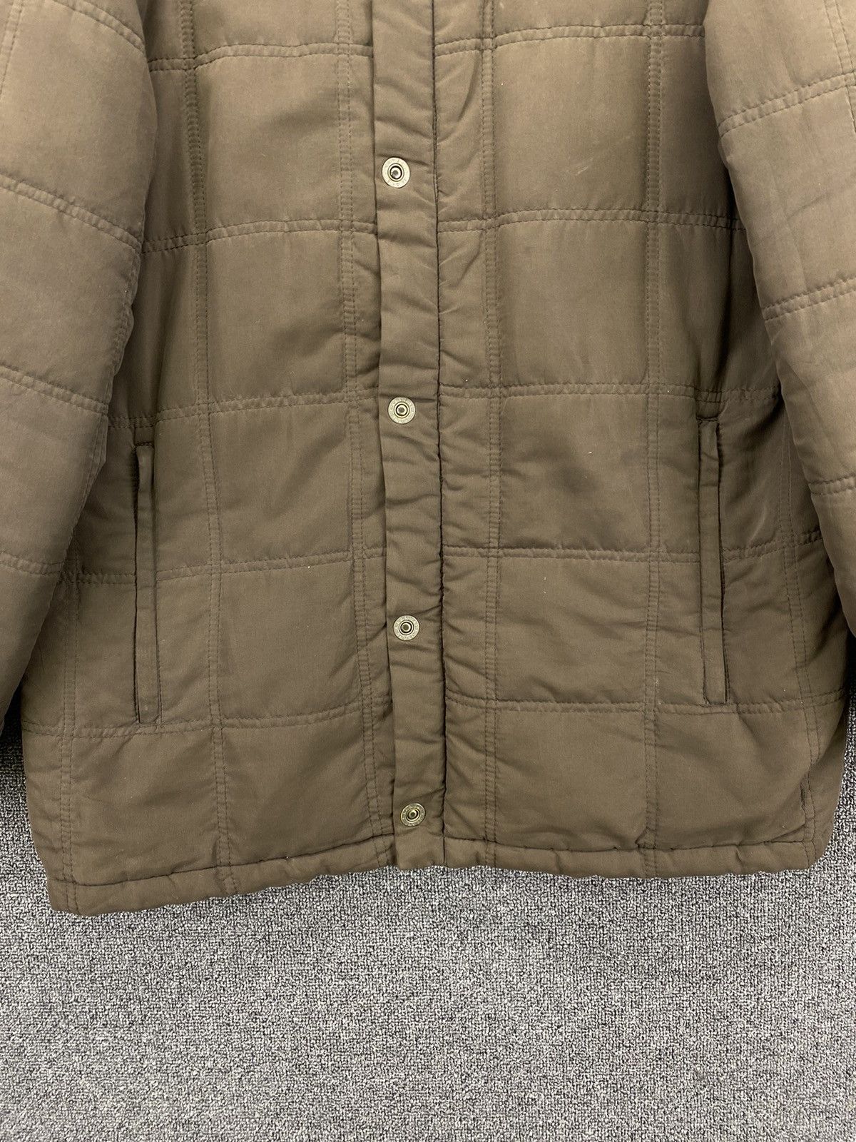 Japanese Brand Vintage Kansai Yamamoto Hoodie Quilted Down Jacket Size US M / EU 48-50 / 2 - 11 Thumbnail
