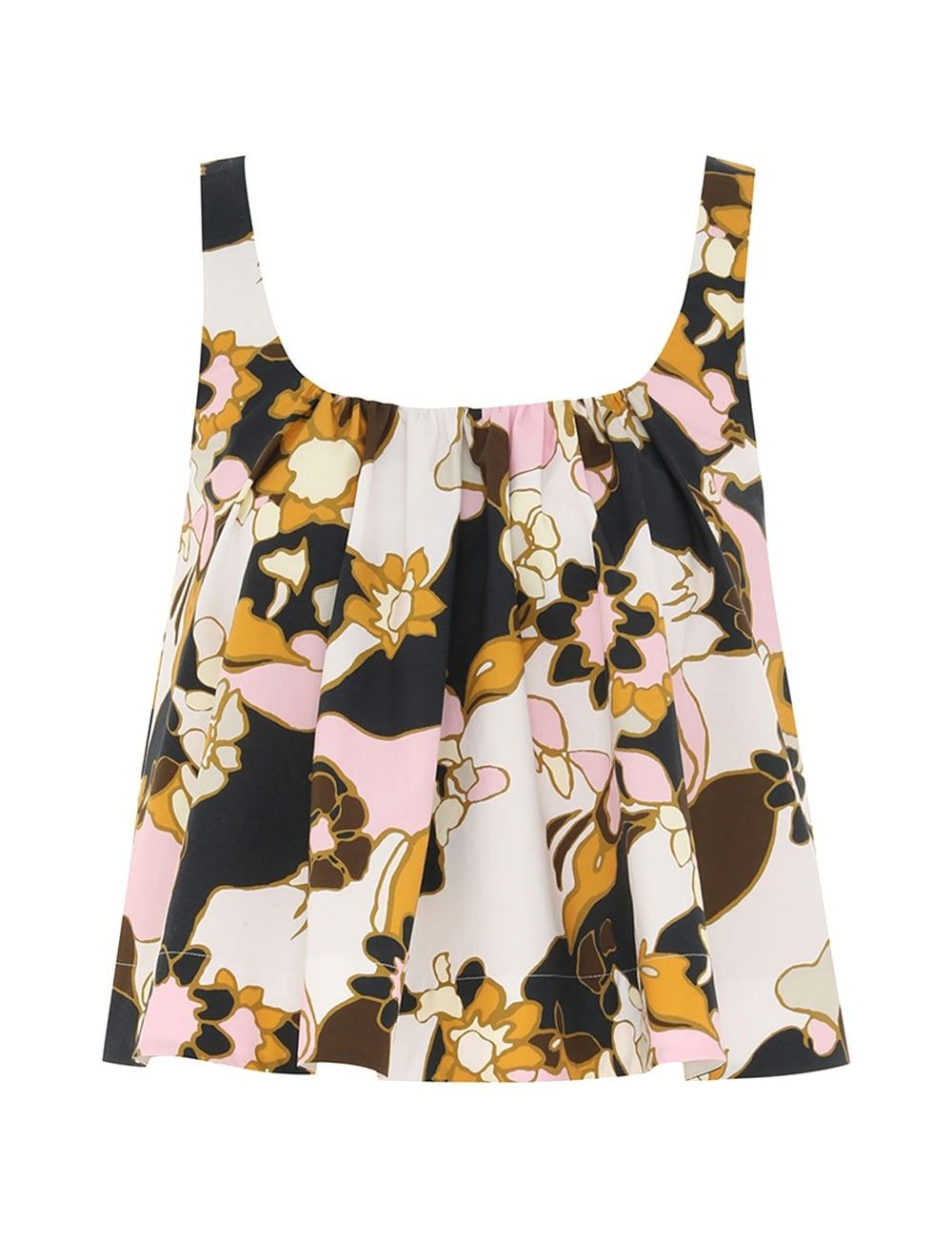 Zimmermann oc11z0126 Maxine Cropped Cami Top in Multicolor Size XS / US 0-2 / IT 36-38 - 1 Thumbnail