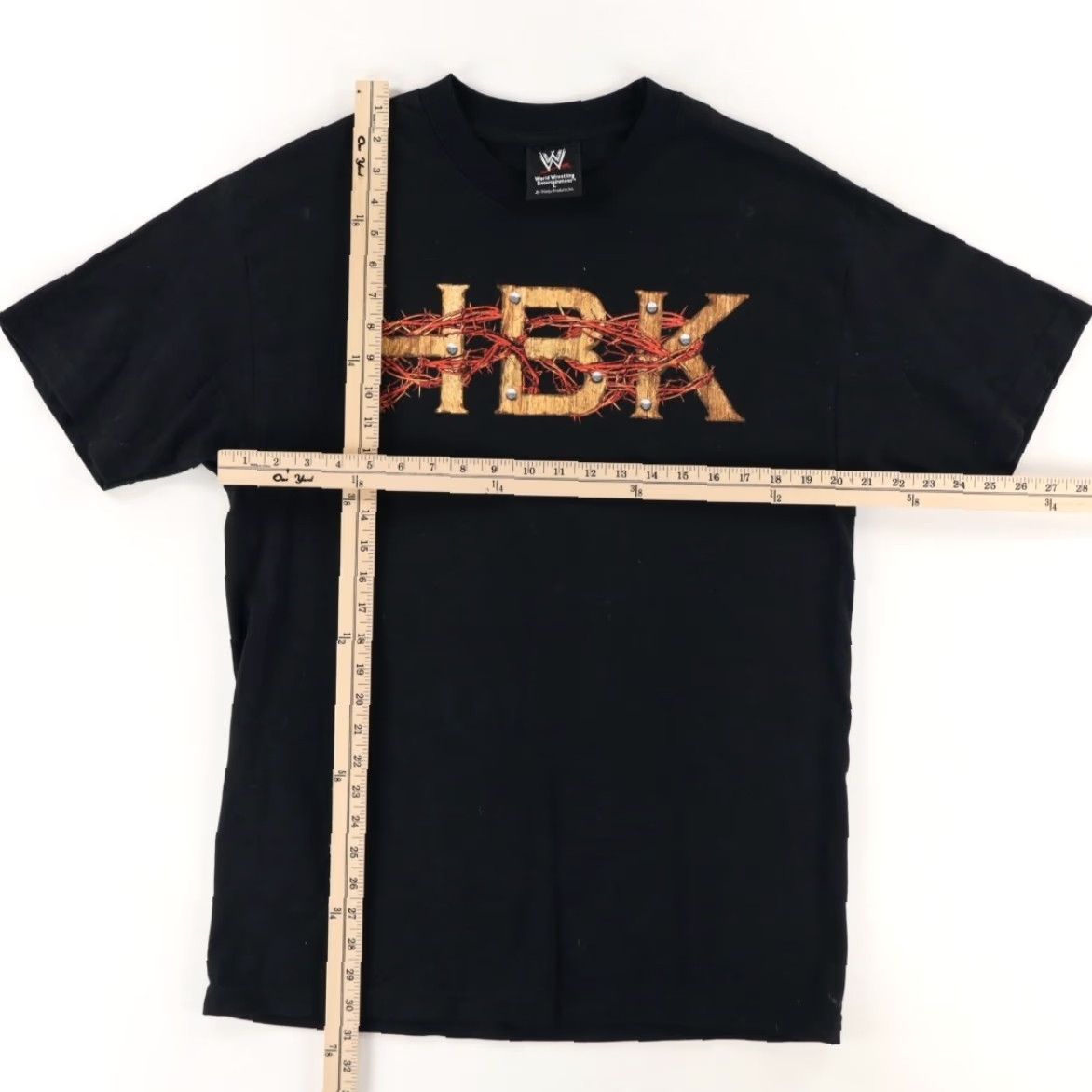 Vintage VTG WWE Heart Break Kid Shawn Michaels Solid T-Shirt Black Men L Size US L / EU 52-54 / 3 - 3 Thumbnail