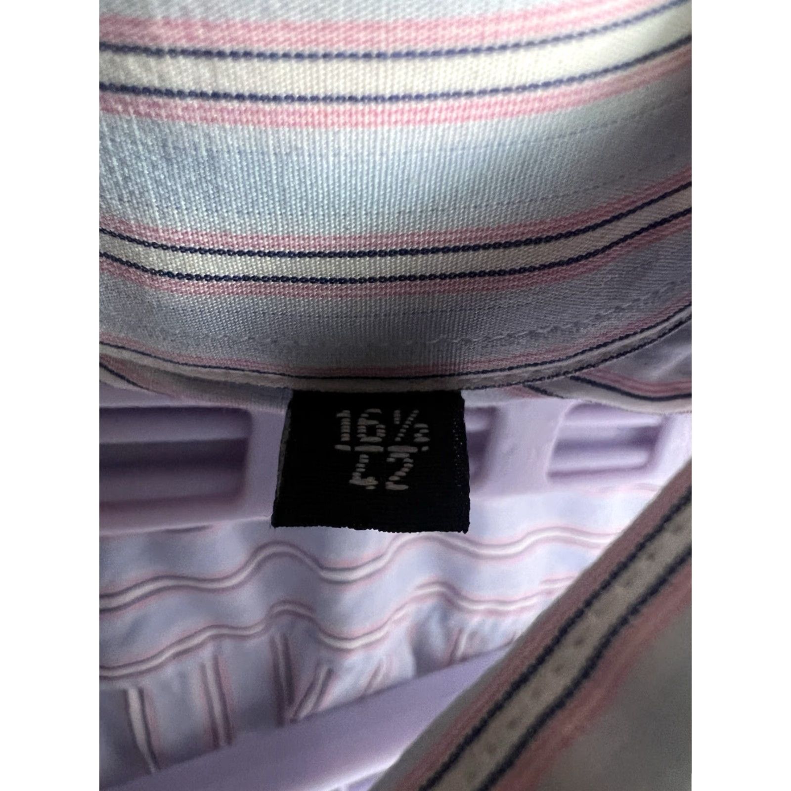 Paul Smith VINTAGE Paul Smith London Striped Button-Up Shirt Mens Size 16.5 Blue Casual Business Size US L / EU 52-54 / 3 - 6 Thumbnail