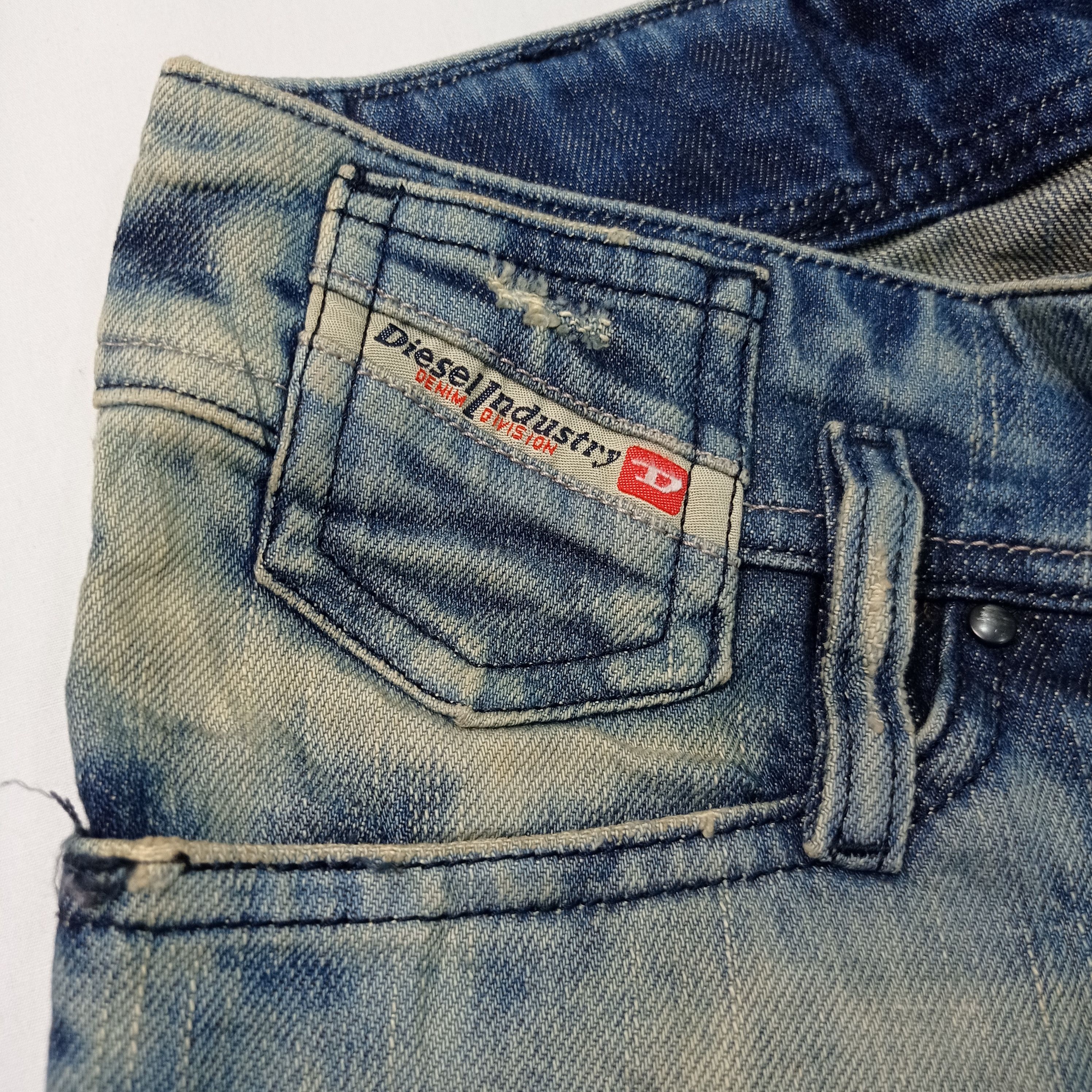 Diesel 🔥Rare Diesel Matic Distressed Jeans Pants Size 26" / US 2 / IT 38 - 6 Thumbnail