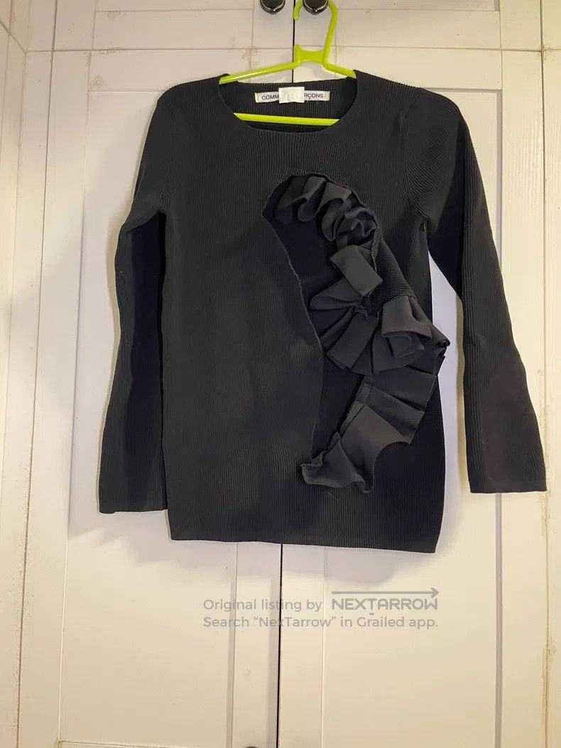 Comme des Garcons Comme Des Garcons Ripped Knit Sweater Size XS / US 0-2 / IT 36-38 - 4 Thumbnail