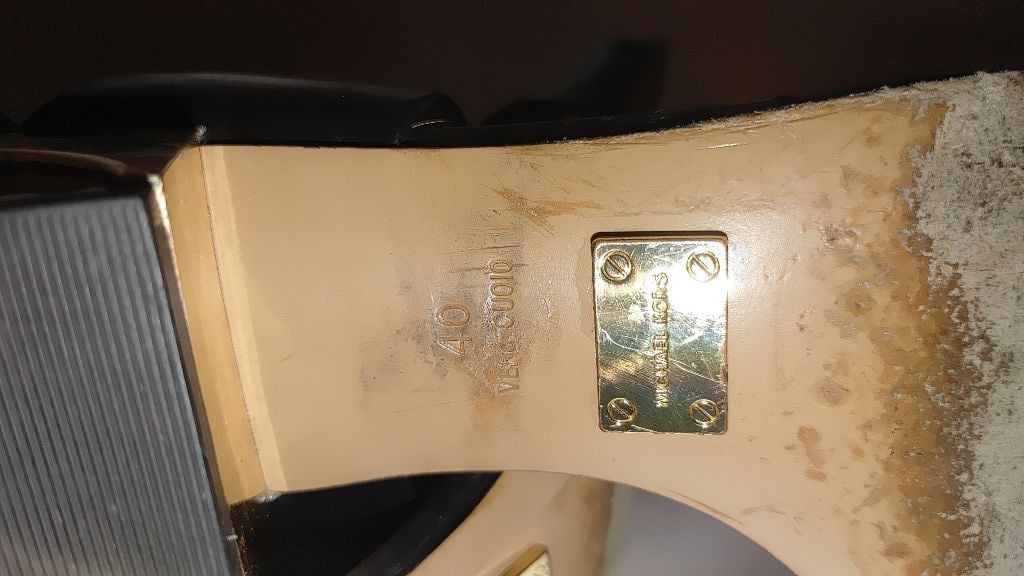 Michael Kors Michael Kors Tulia Black Heel Sandals Size 40 Size US 9.5 / IT 39.5 - 9 Thumbnail