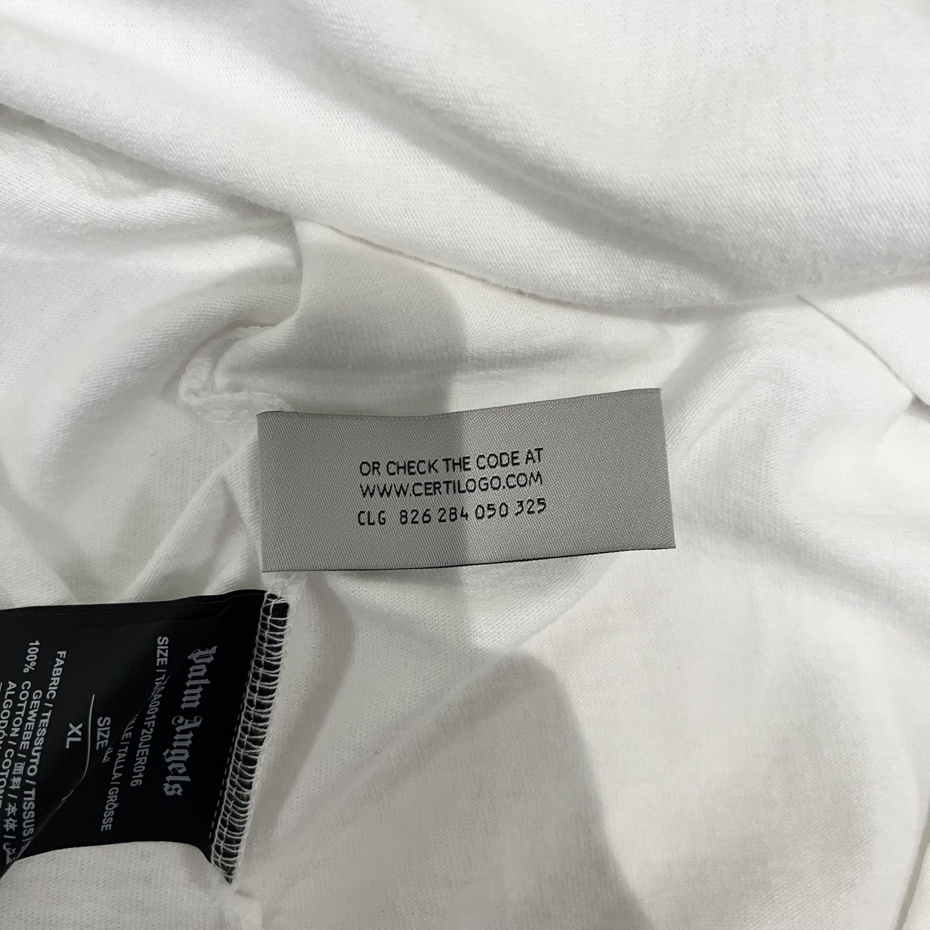 Palm Angels Palm Angels Sprayed Logo Tee Size US XL / EU 56 / 4 - 7 Thumbnail