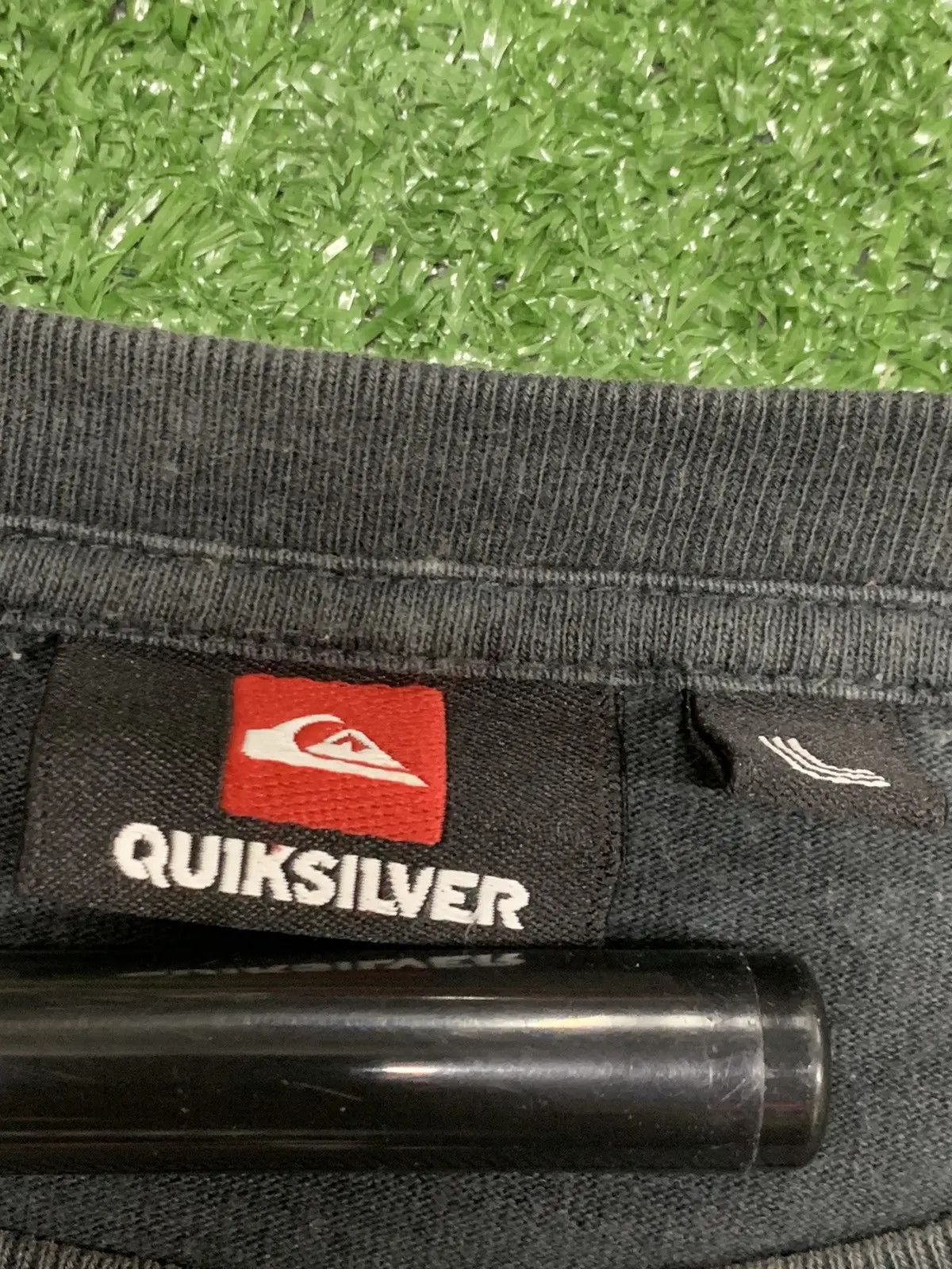 Quiksilver CRAZY 🔥 VINTAGE QUICKSILVER FADED BLACK T-SHIRT. Size US L / EU 52-54 / 3 - 4 Thumbnail