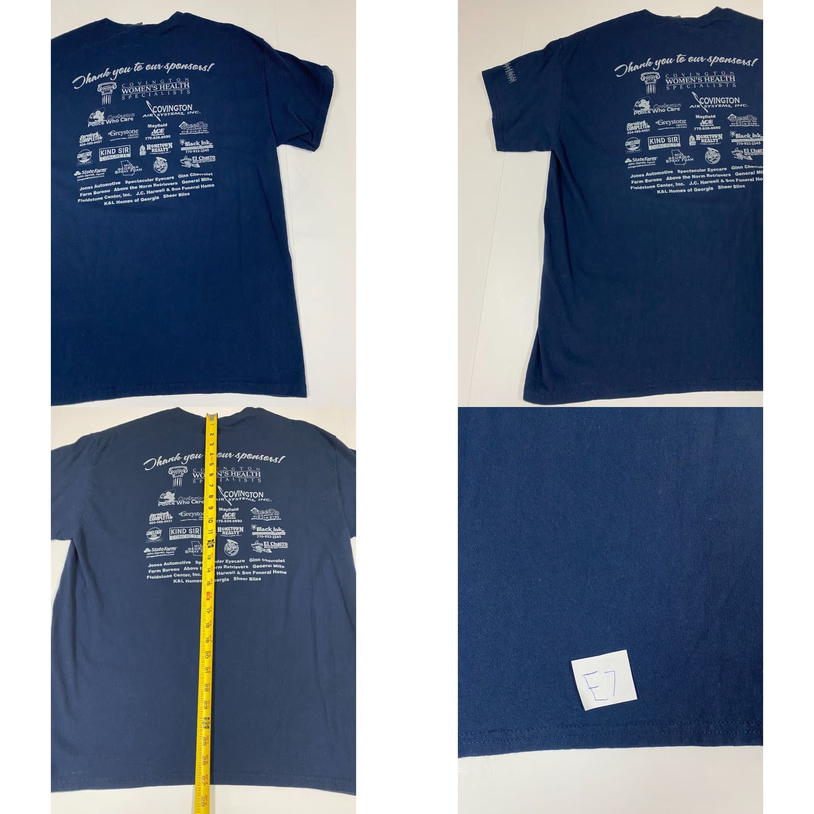 Gildan Gildan Hornets Shirt Mens Large Blue Crew Neck Short Sleeve Logo California Classic Hustle Size US L / EU 52-54 / 3 - 8 Thumbnail