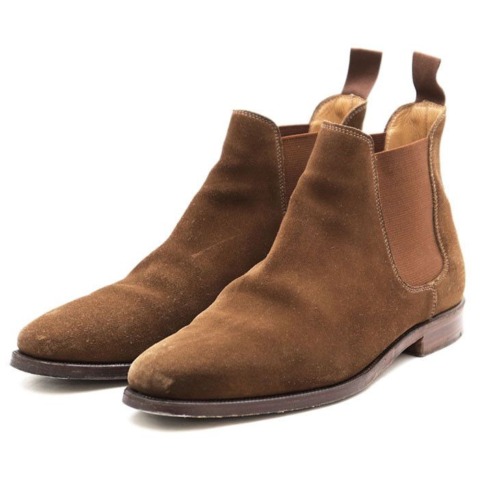 Other Other Crockett & Jones Chelsea Suede Boots Leather Shoes DUTY FREE for USA Size ONE SIZE - 1 Thumbnail