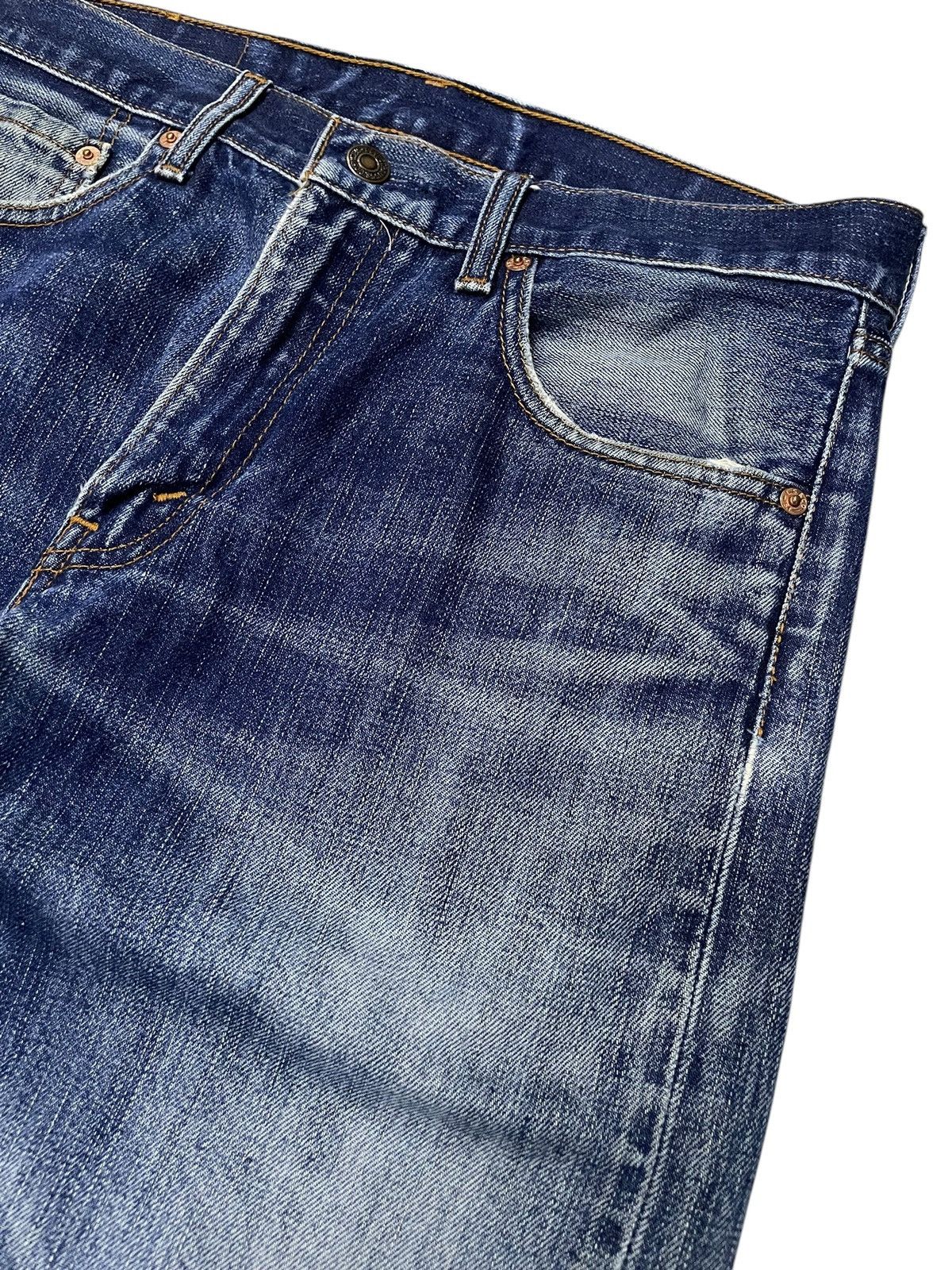 Levi's × Vintage Vintage Levis 505 Distressed Aging Loose Jeans Size US 31 - 9 Thumbnail