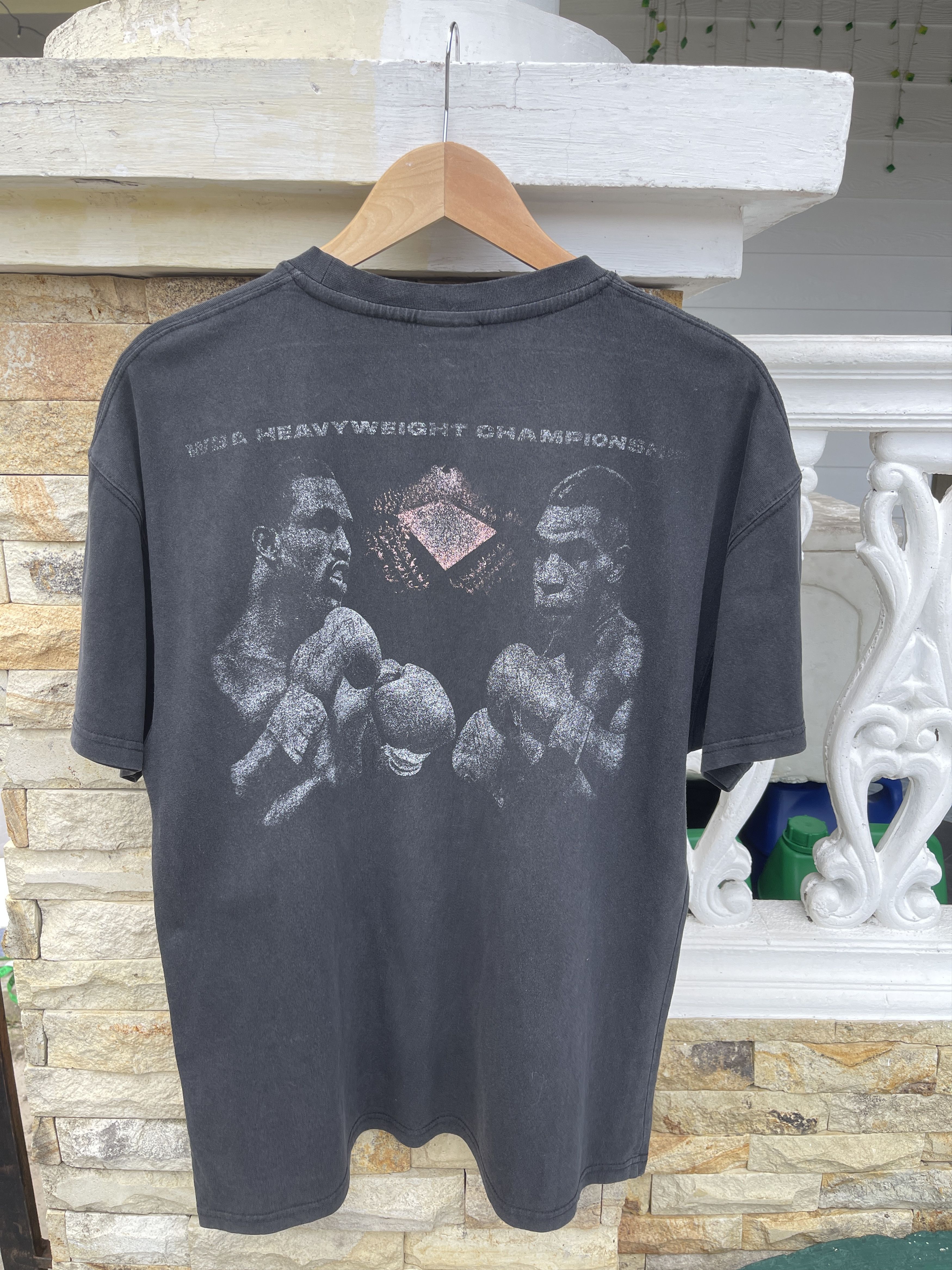 Rap Tees LastDrop🔥Vtg Tyson x Holyfield Finally Champion Rap Tees Tee Size US M / EU 48-50 / 2 - 2 Thumbnail