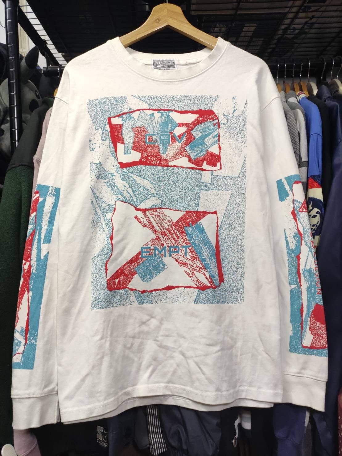 Cav Empt Cav Empt " Your Business " Longsleeve T-Shirt Size US L / EU 52-54 / 3 - 1 Thumbnail