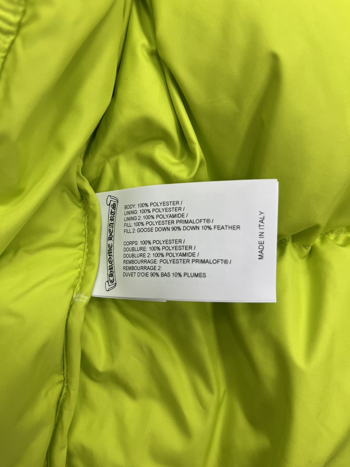 Chrome Hearts Chrome Hearts Puffer Jacket Green Size US M / EU 48-50 / 2 - 6 Thumbnail