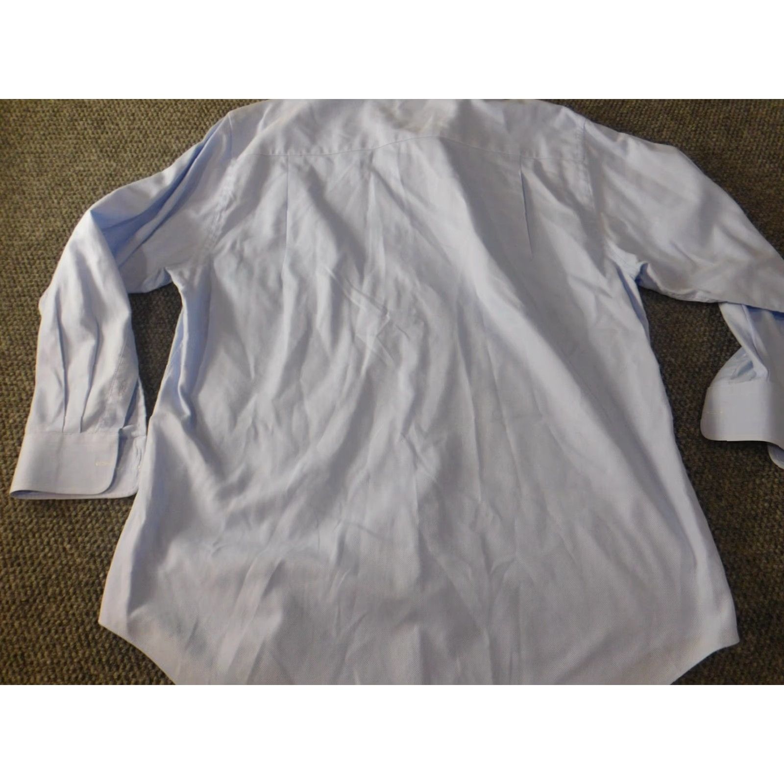 David Donahue David Donahue Dress Shirt Mens 16.5 Blue Cotton Classic Regular Long Sleeve Button-Down Collared Breathable Non-Iron Casual Vintage No N/A Size US XL / EU 56 / 4 - 7 Thumbnail