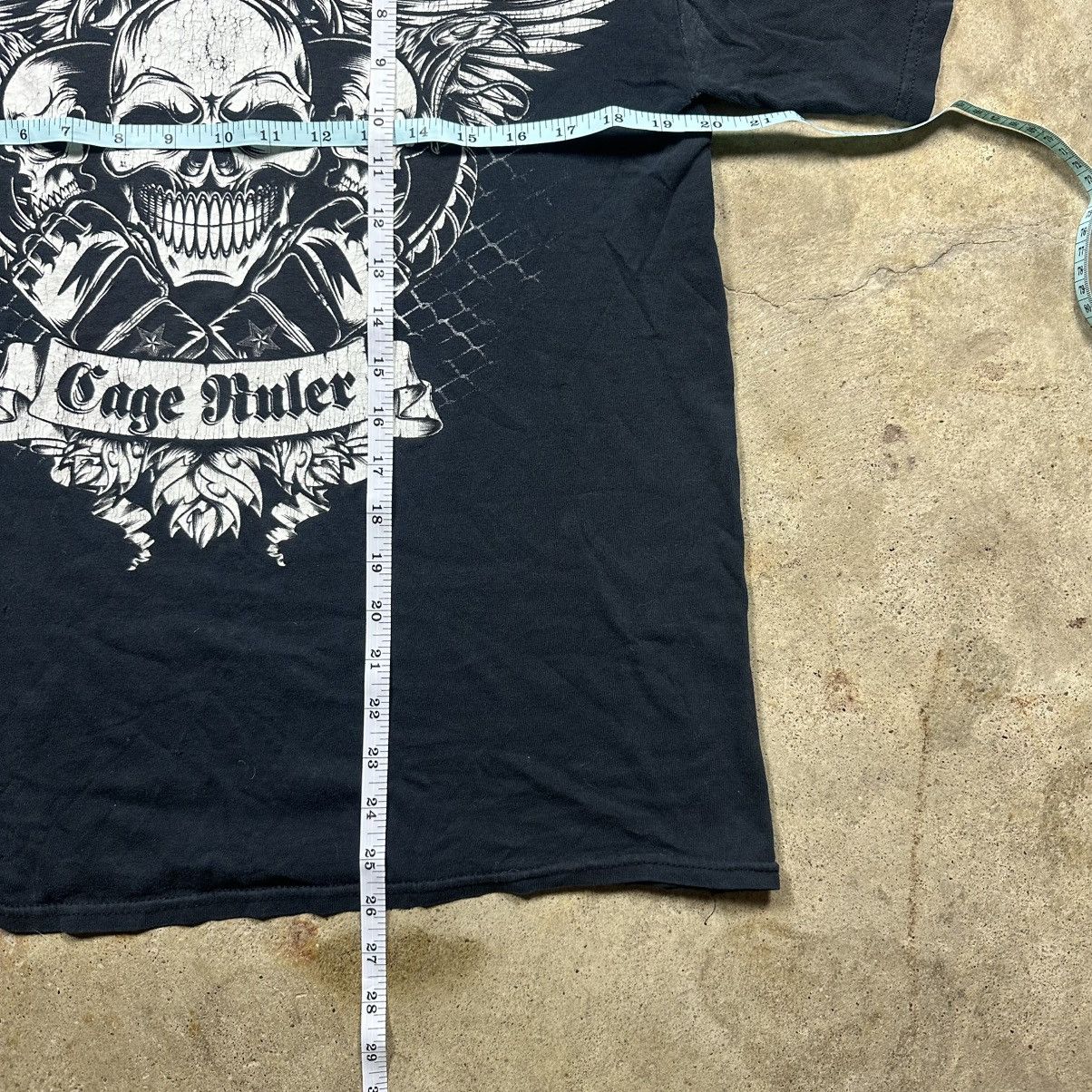 Tapout Vintage Y2K Cage Ruler Skull MMA Tapout Style Shirt Size M Size US M / EU 48-50 / 2 - 9 Thumbnail