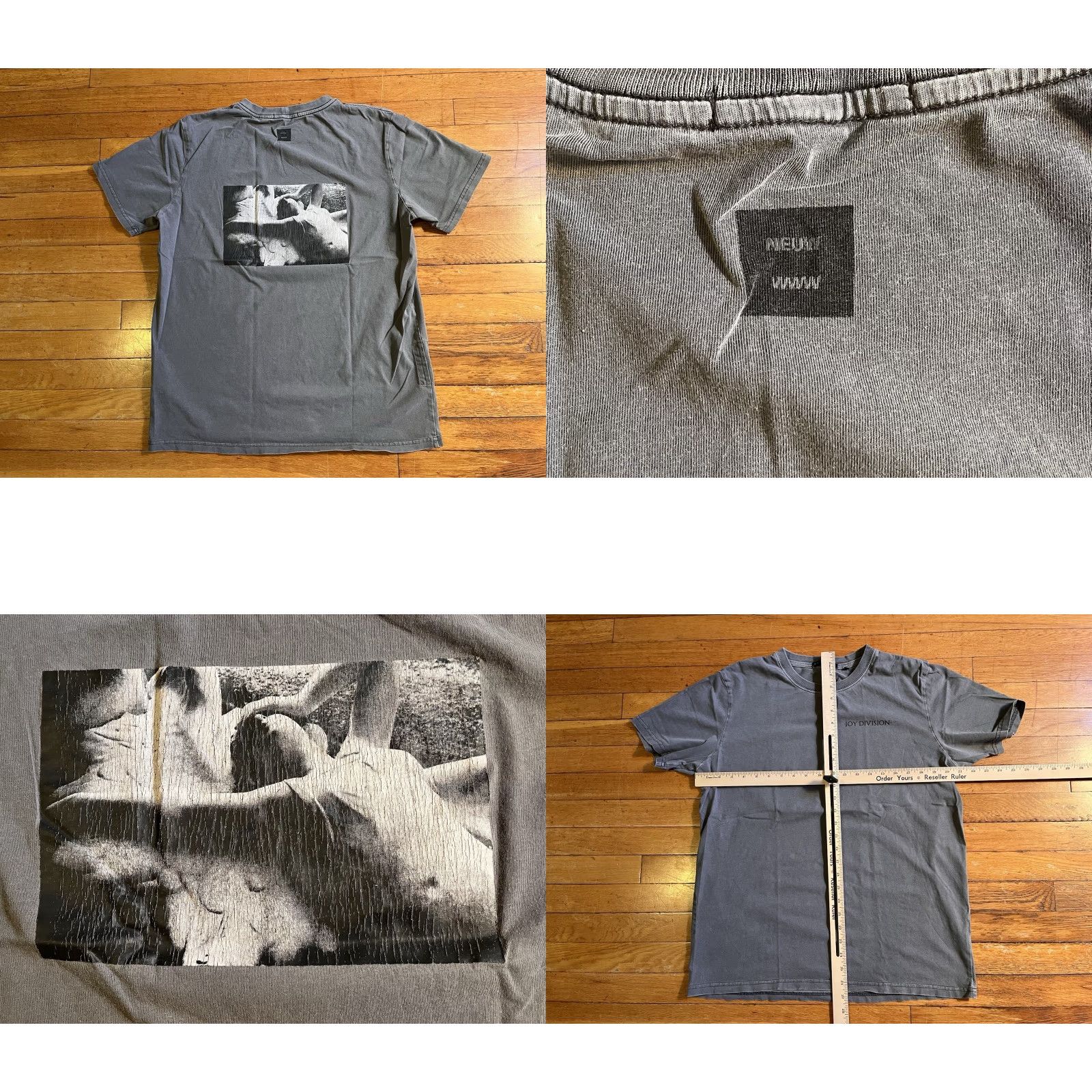 Vintage Neuw Denim Joy Division Love Will Tear Us Apart Shirt Men’s M Grey | T-Shirt | Men | M | Grey | Band Music Rock | 90s Concert Theme Size US M / EU 48-50 / 2 - 8 Thumbnail