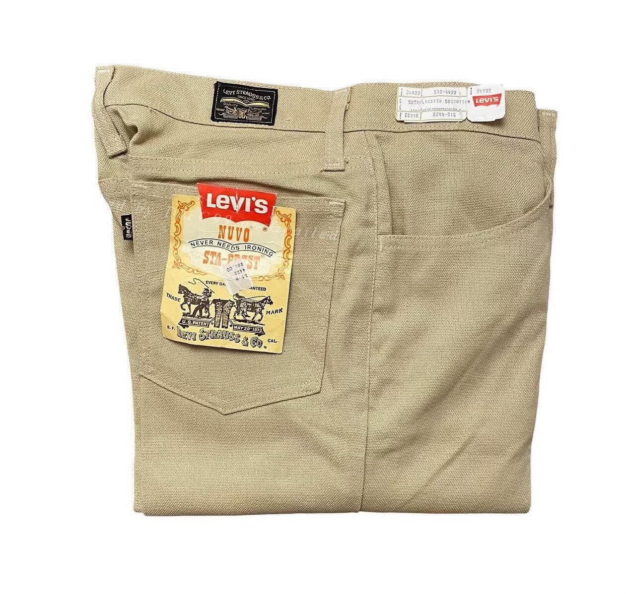Levi's 80's Deadstock Levi's 518 Sta-Prest Size US 30 / EU 46 - 1 Thumbnail